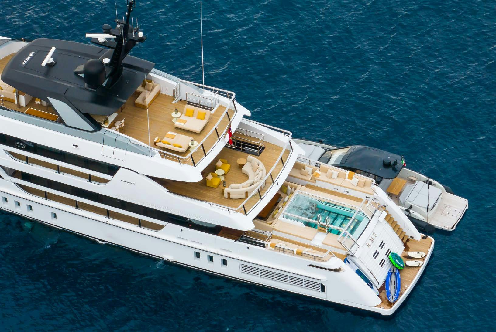 a boat on the water aboard R.M.F Yacht for Charter