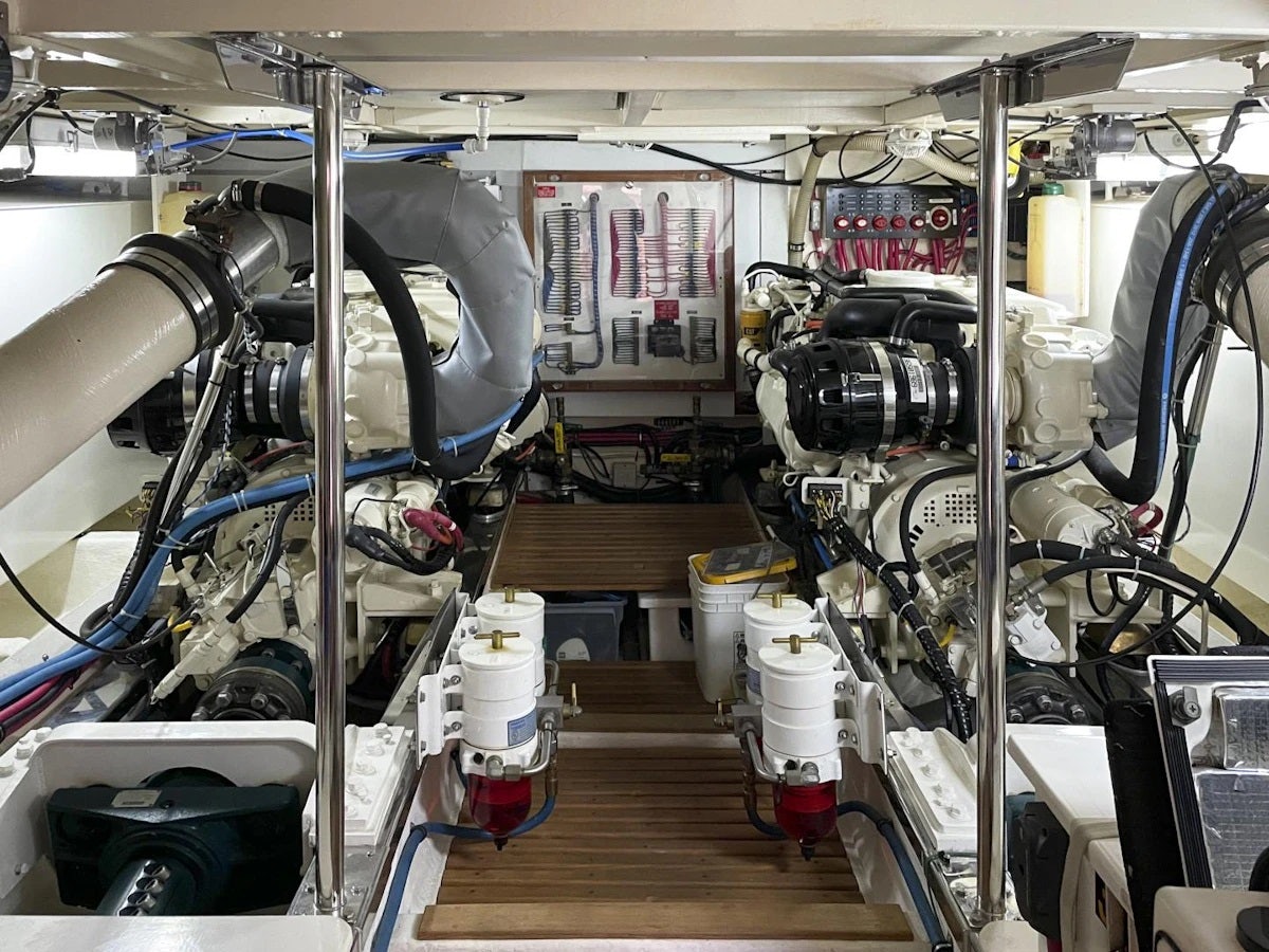 a large room with a large machine aboard INDABA Yacht for Sale