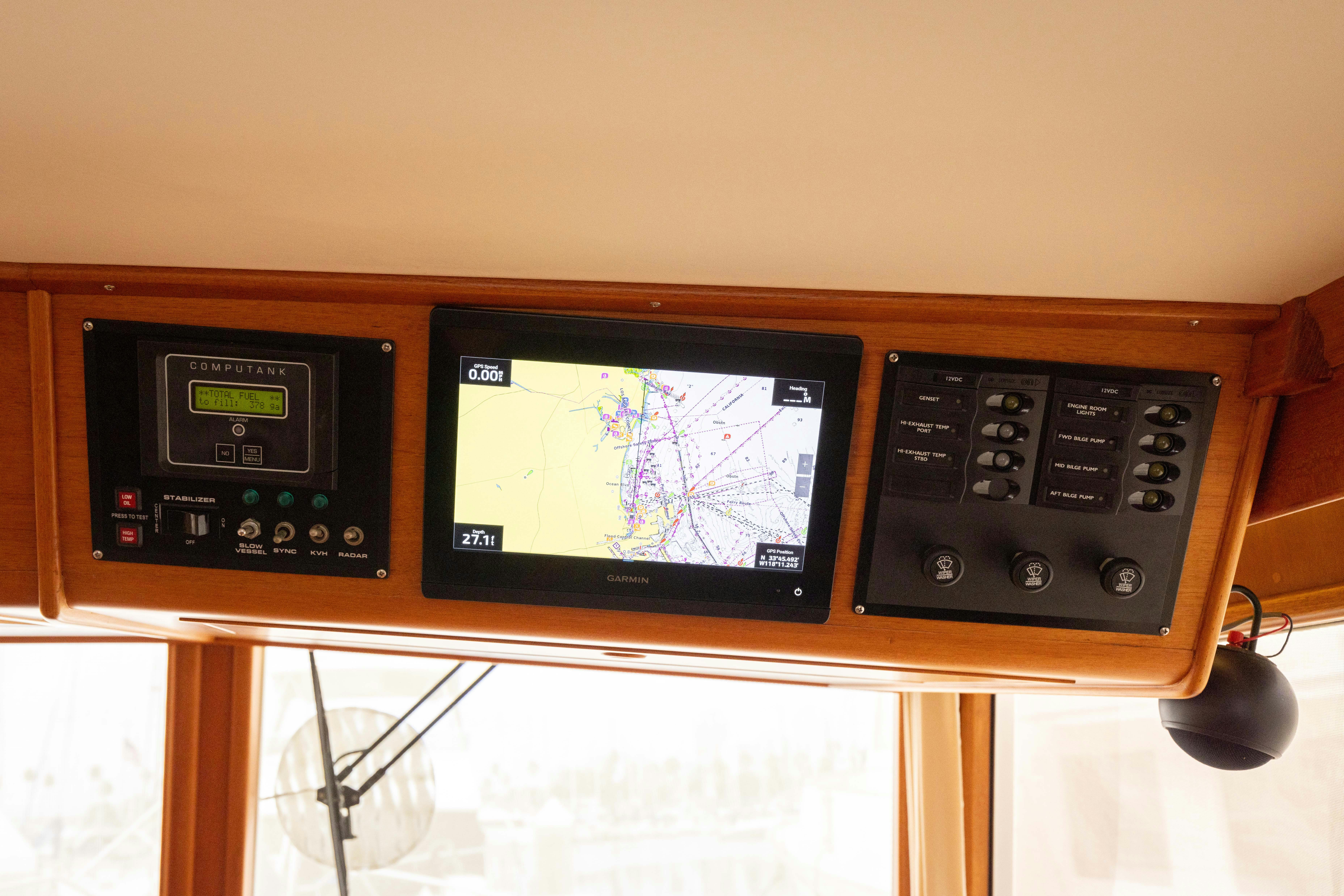 a tv and a radio aboard INDABA Yacht for Sale