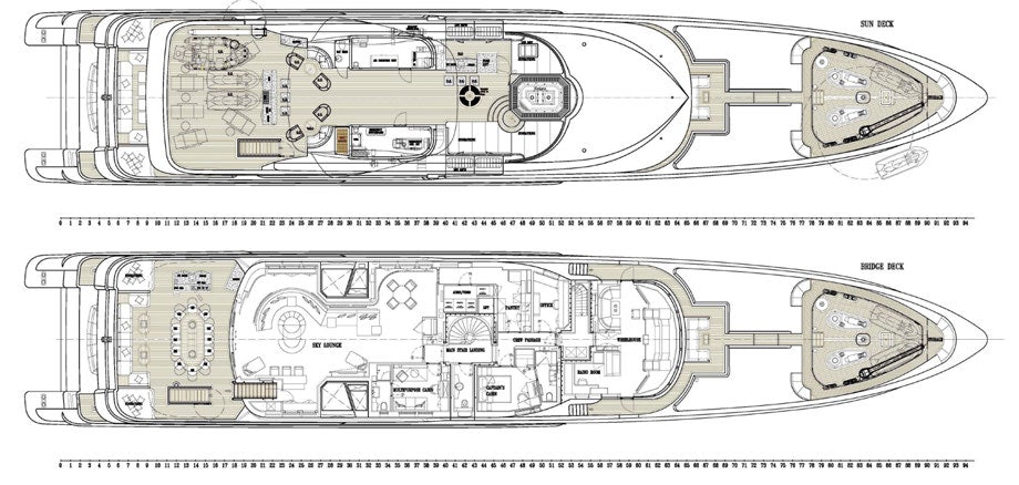 diagram, engineering drawing, schematic aboard SCOTT FREE Yacht for Charter