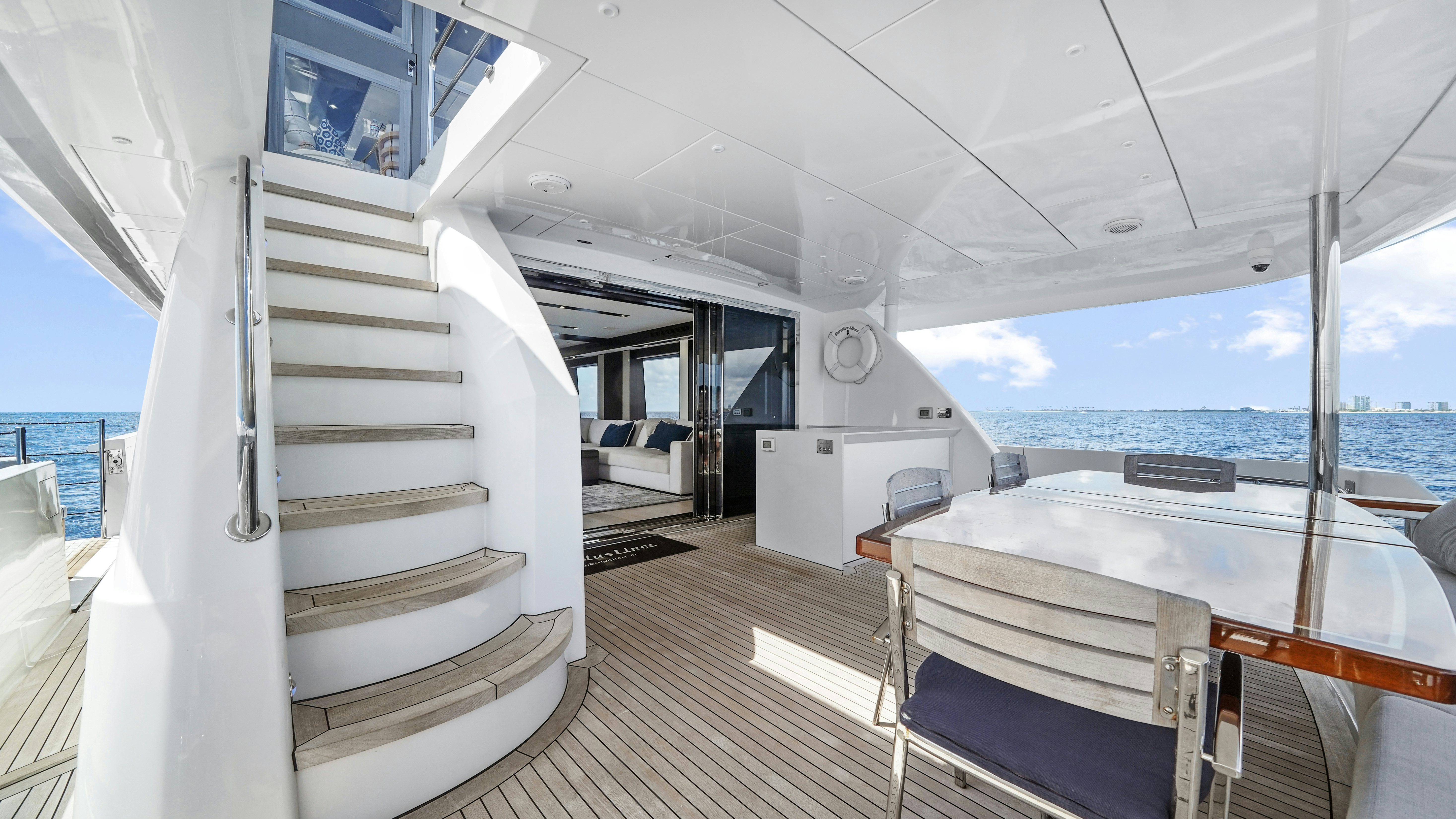 a boat on the water aboard SURPLUS LINES Yacht for Sale