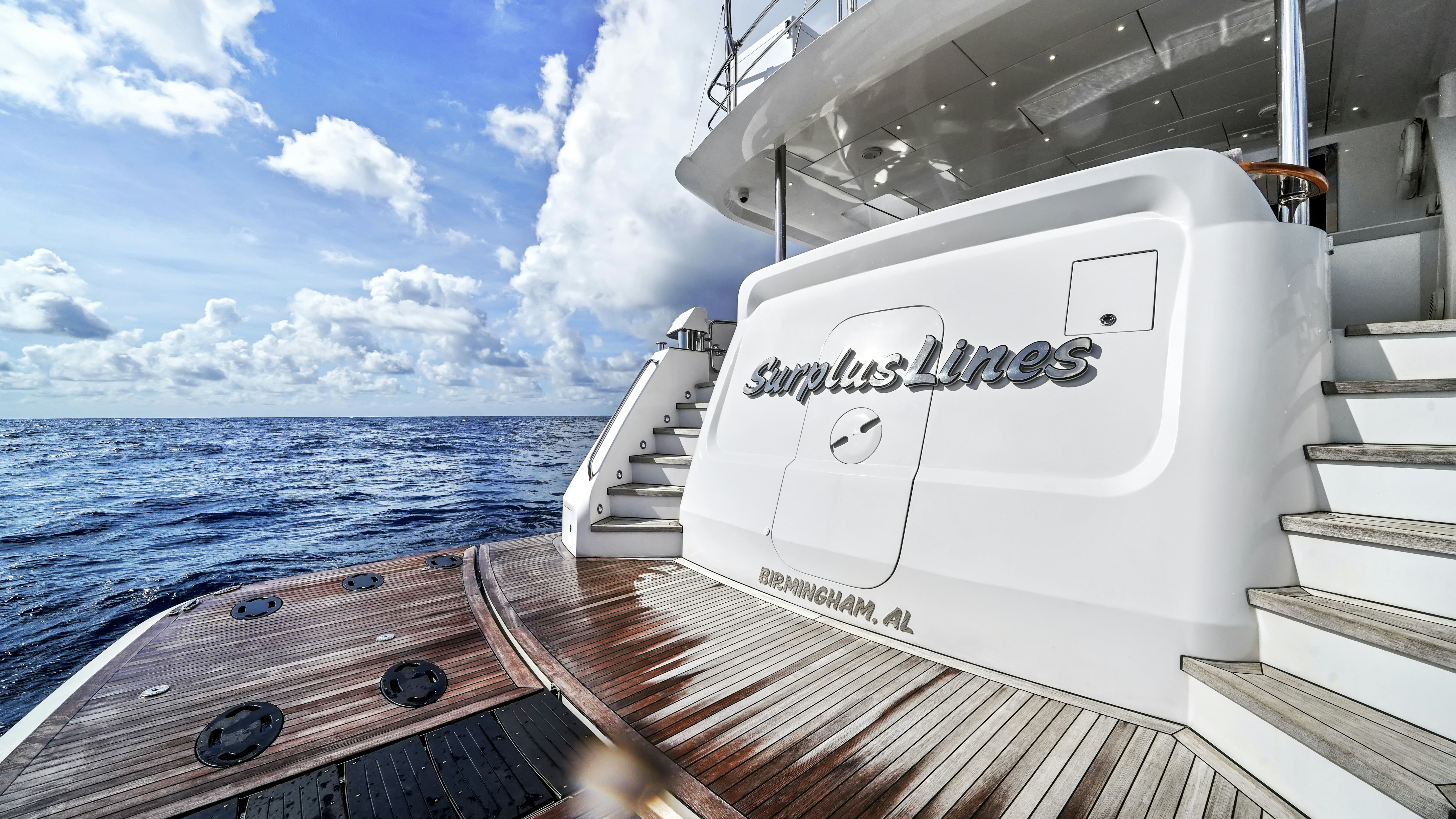 a boat on the water aboard SURPLUS LINES Yacht for Sale