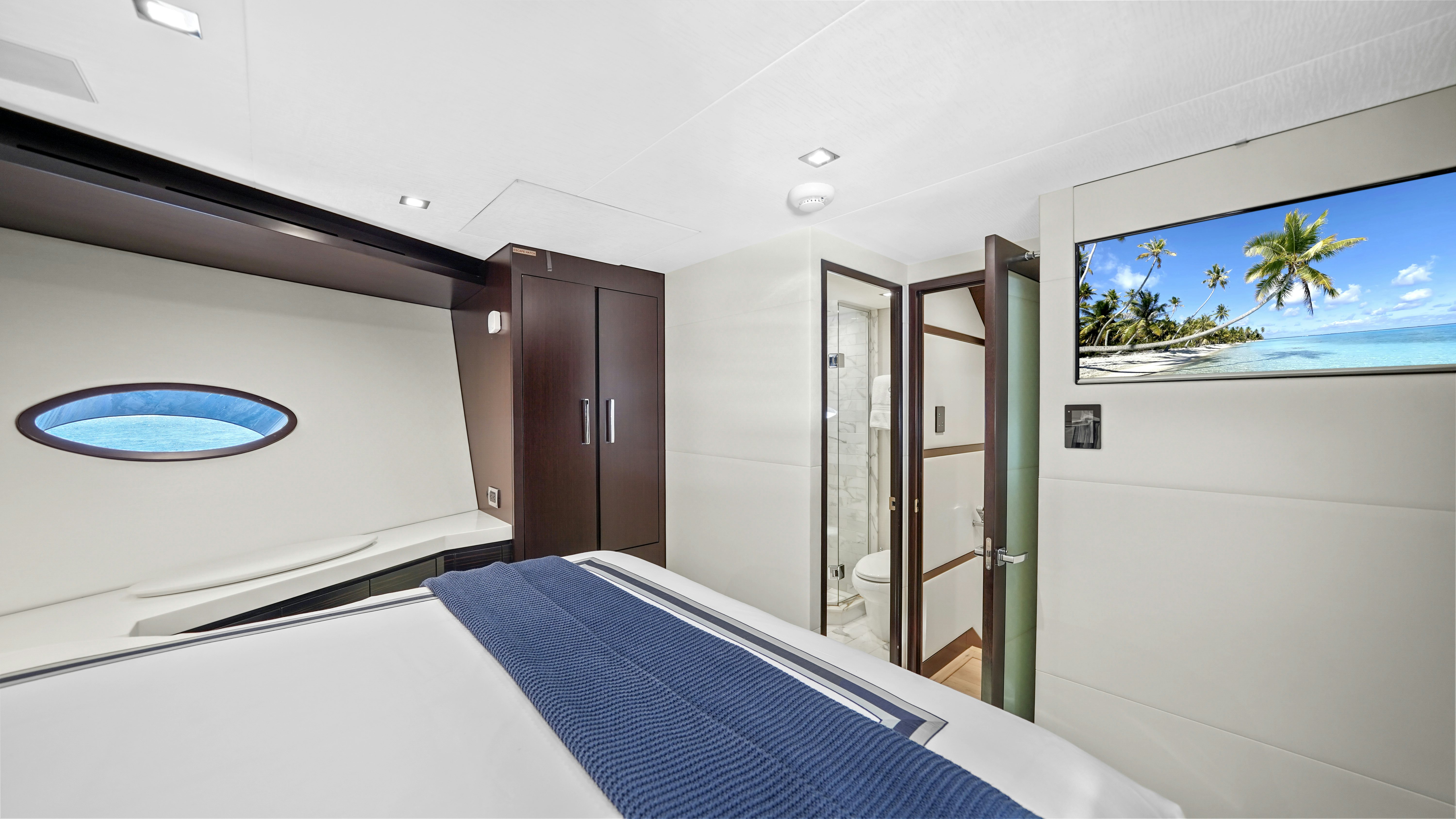 a large swimming pool in a room aboard SURPLUS LINES Yacht for Sale