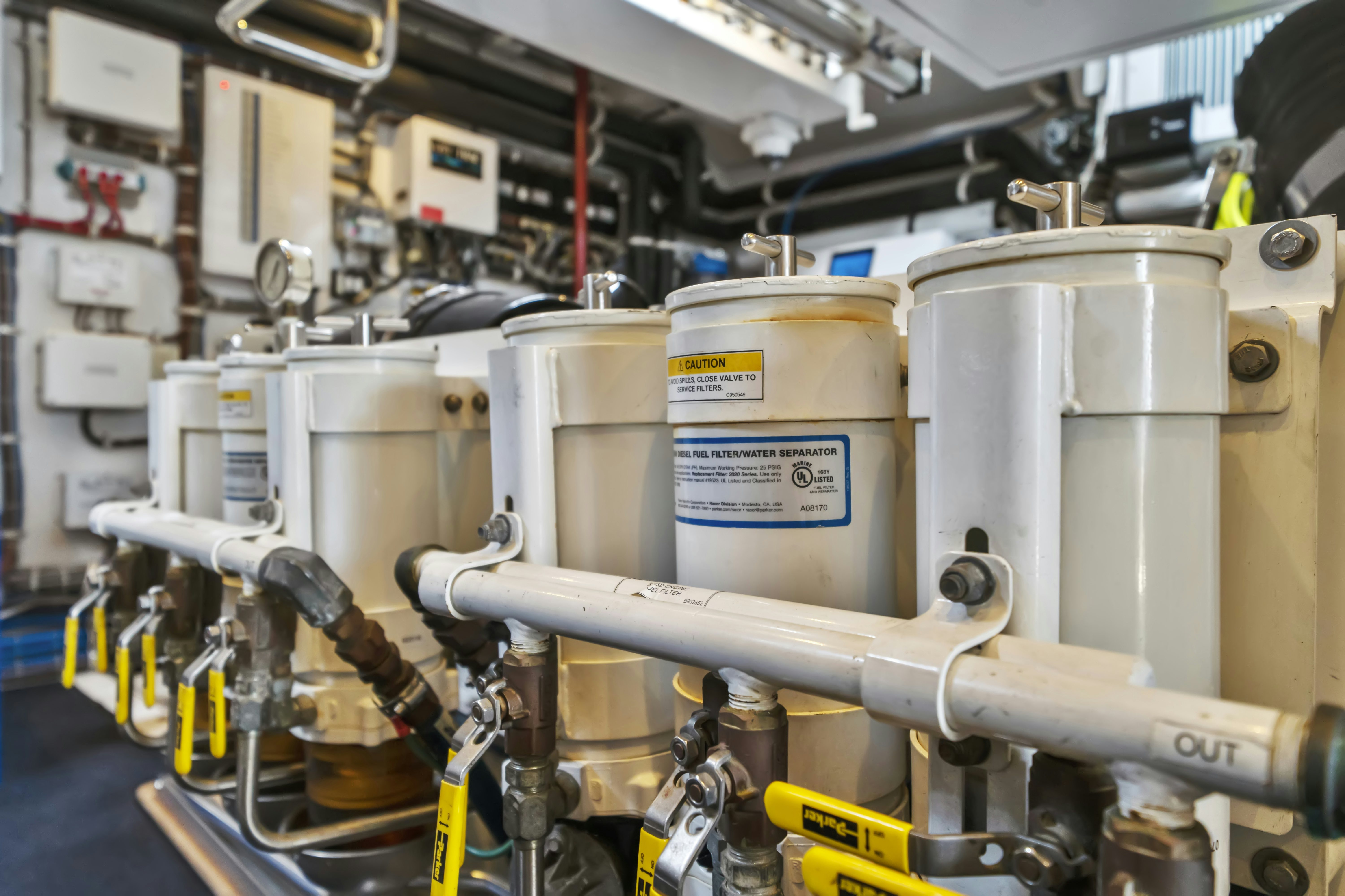 a factory with machinery aboard SURPLUS LINES Yacht for Sale