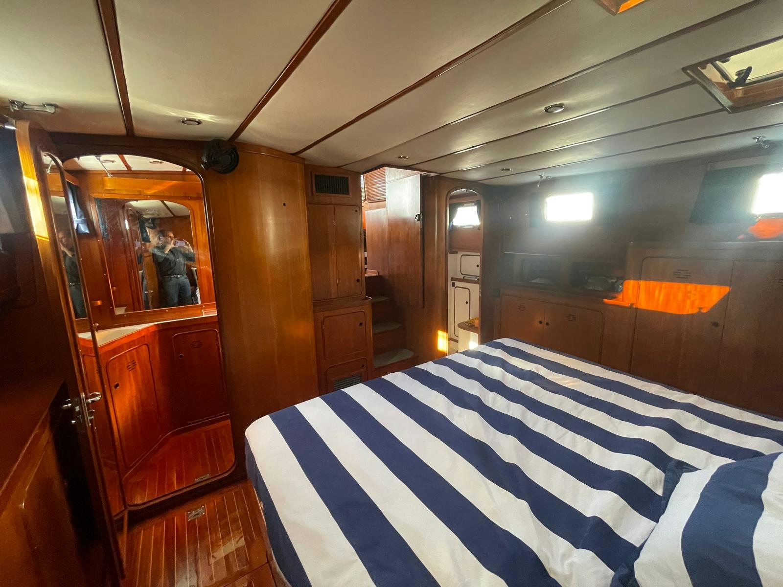 a person in a cabin aboard SOUTHERLY Yacht for Sale