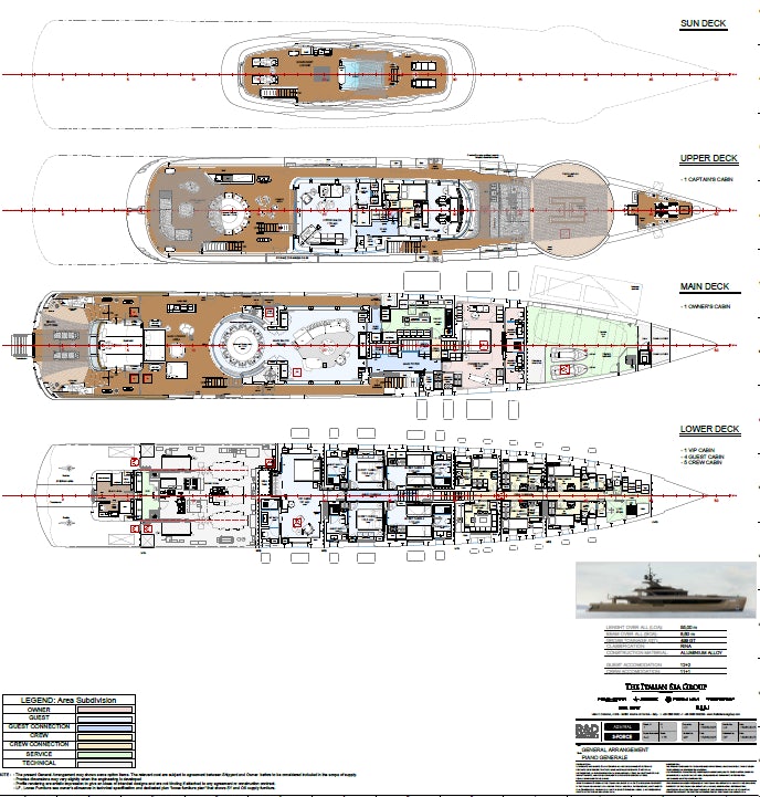 diagram, schematic aboard S-FORCE 55 HULL #4 Yacht for Sale