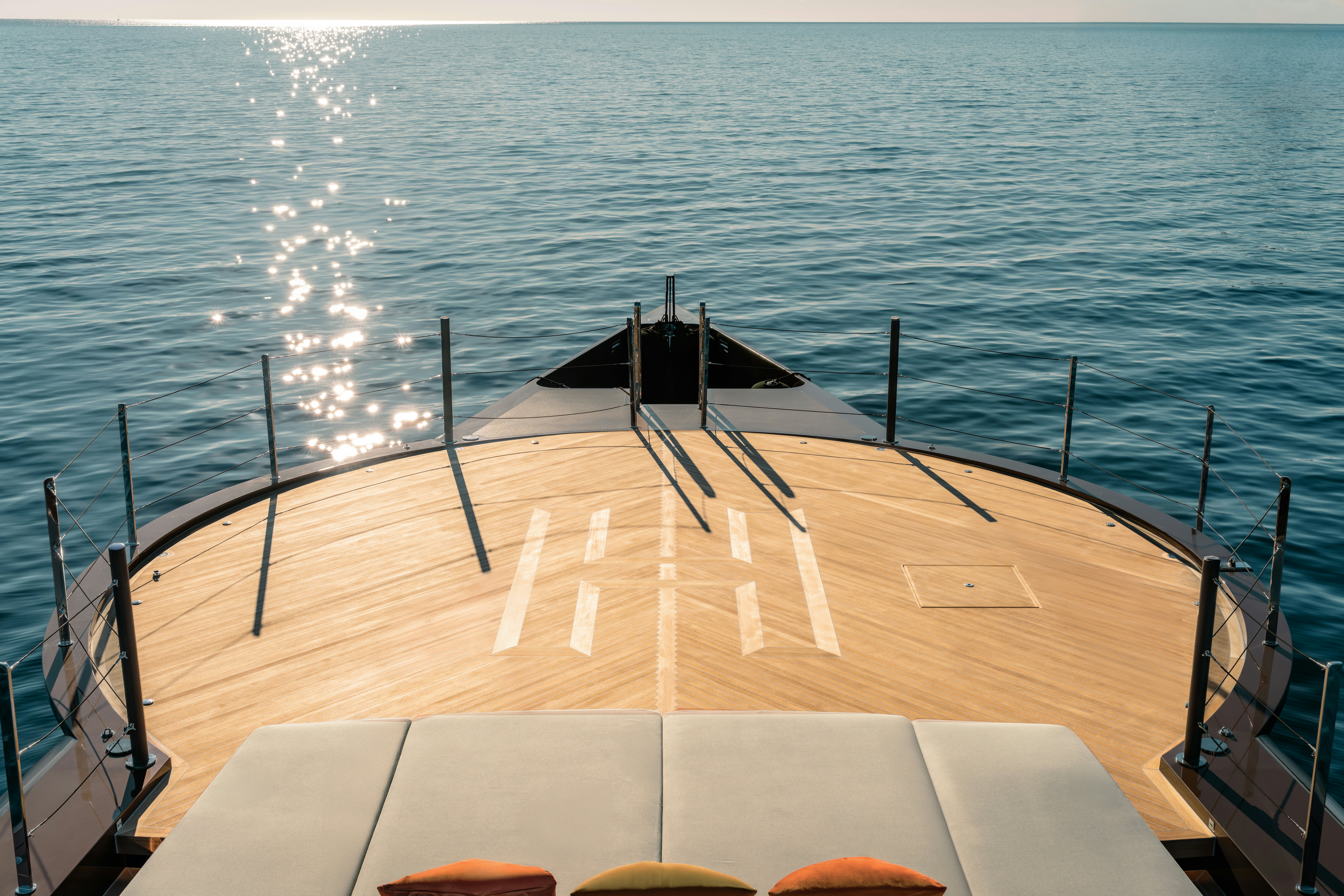 a deck overlooking the ocean aboard S-FORCE 55 HULL #4 Yacht for Sale