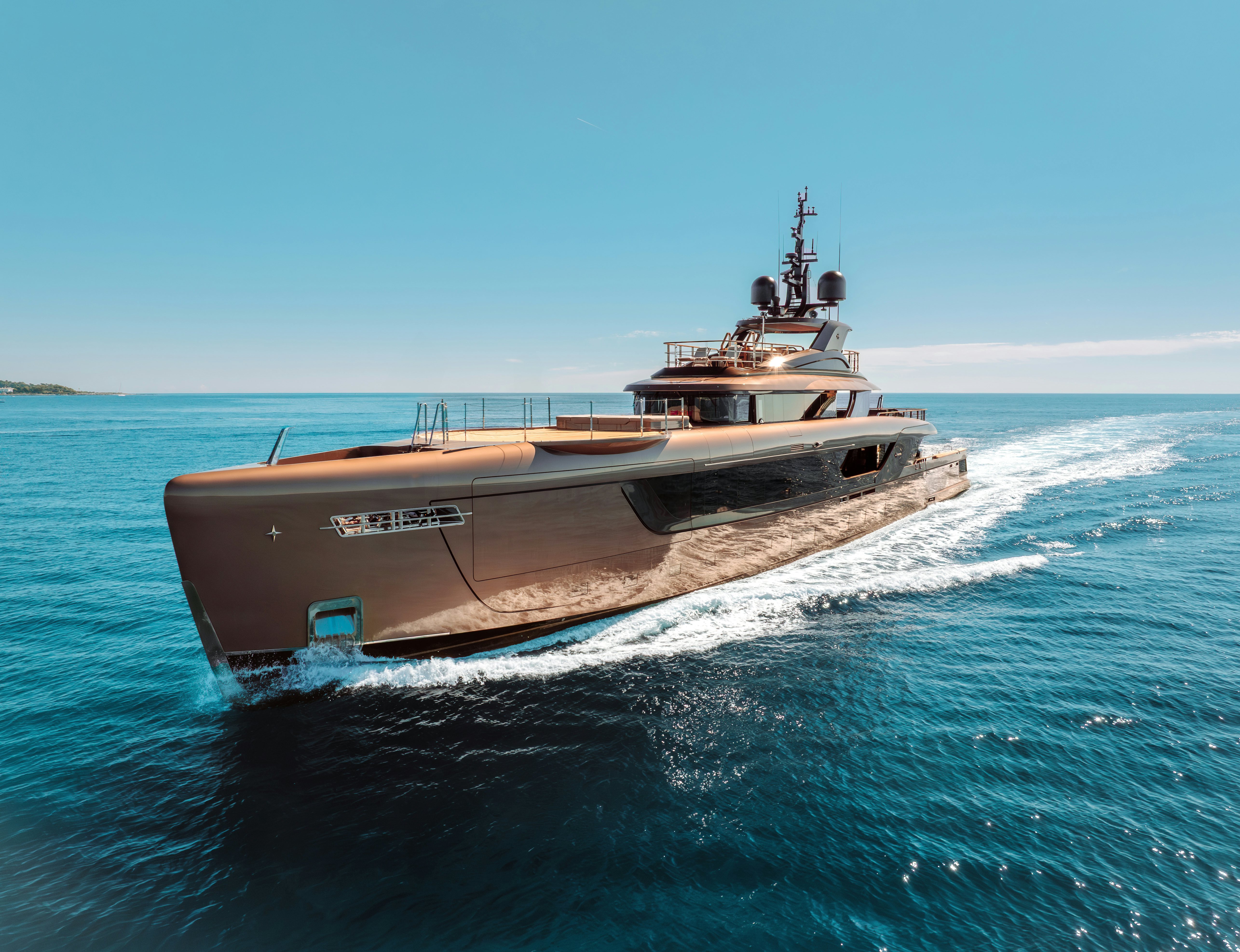 a boat on the water aboard S-FORCE 55 HULL #4 Yacht for Sale