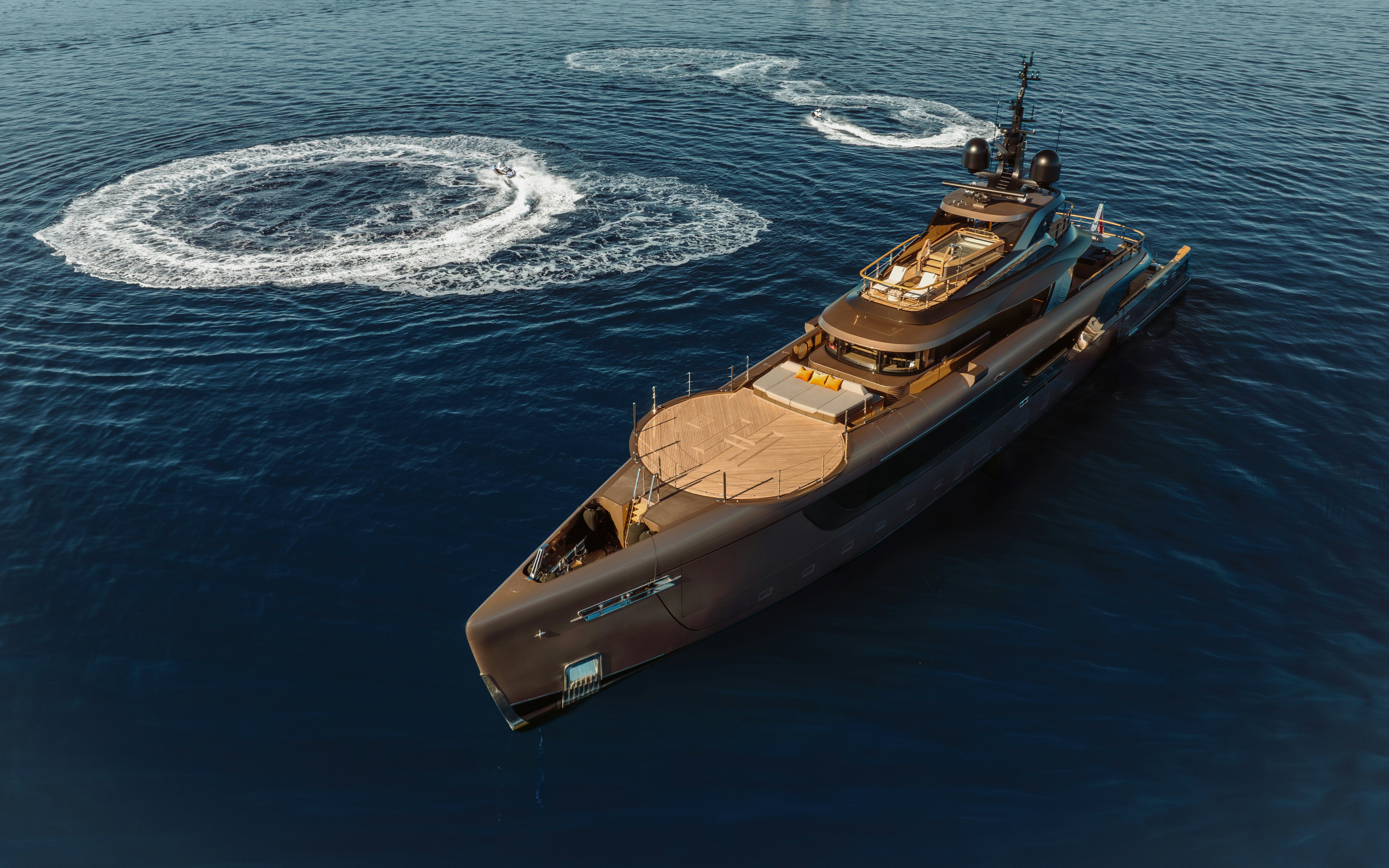 a boat on the water aboard S-FORCE 55 HULL #4 Yacht for Sale