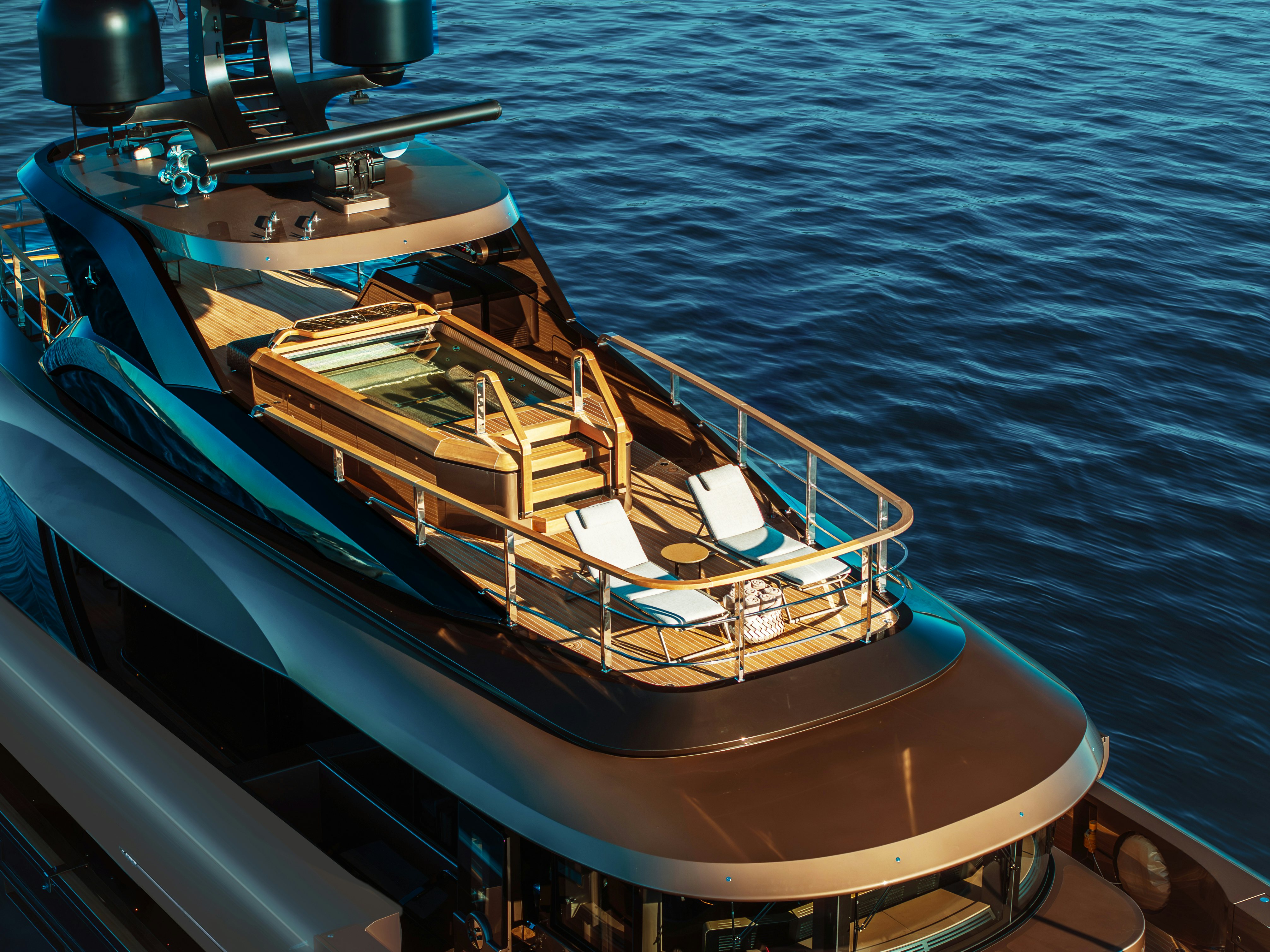 a boat on the water aboard S-FORCE 55 HULL #4 Yacht for Sale