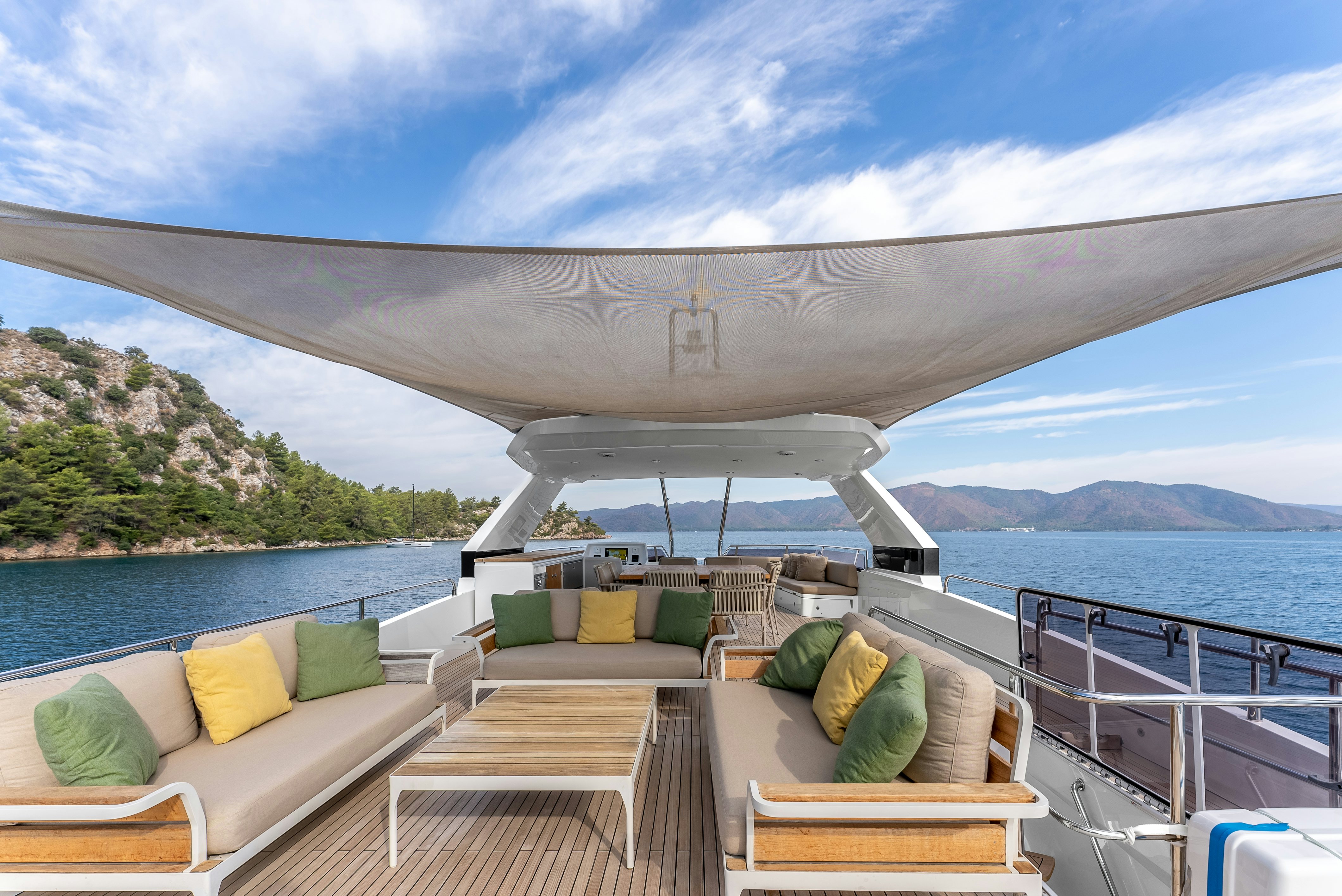 a boat on the water aboard LITTLE MERMAID Yacht for Sale