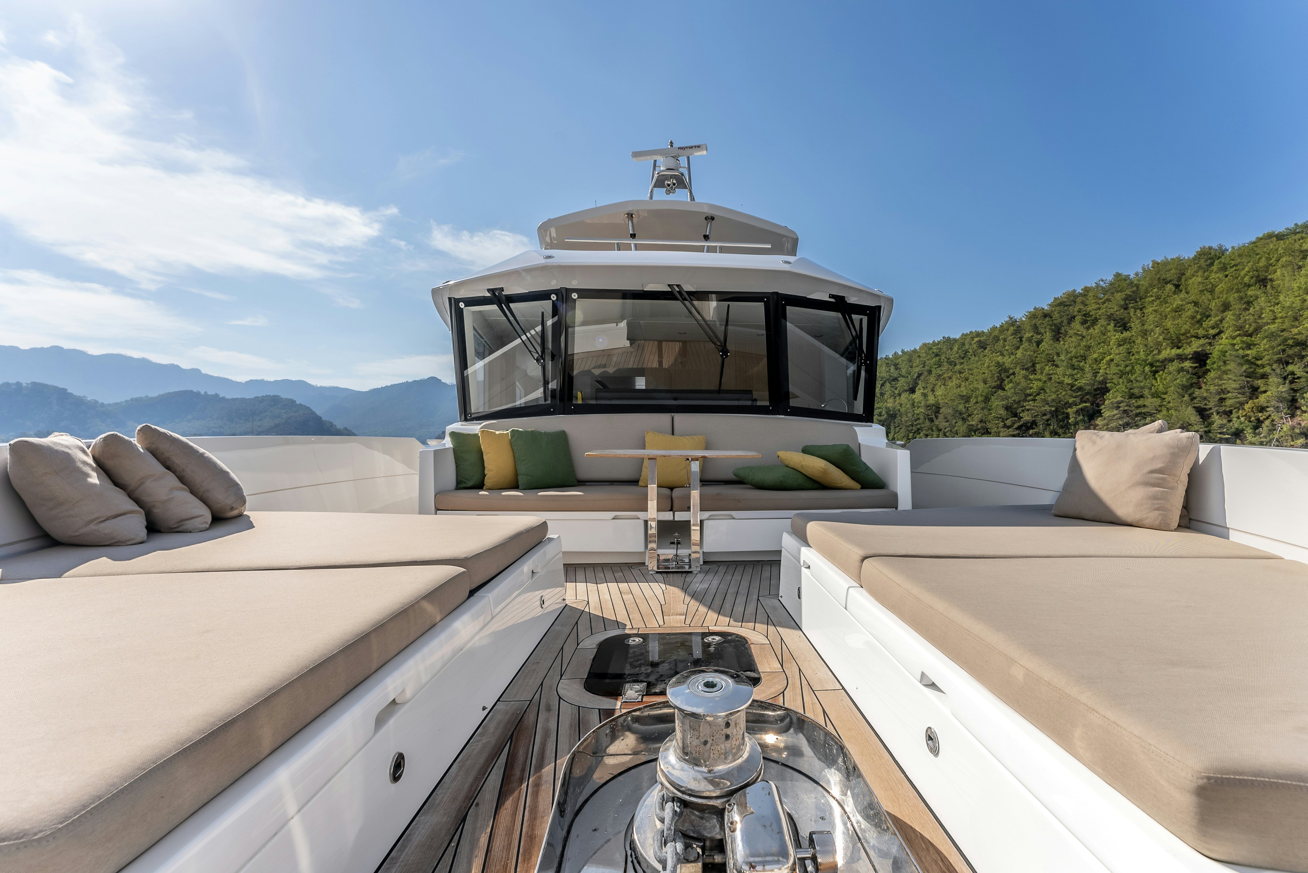 a boat on a boat aboard LITTLE MERMAID Yacht for Sale