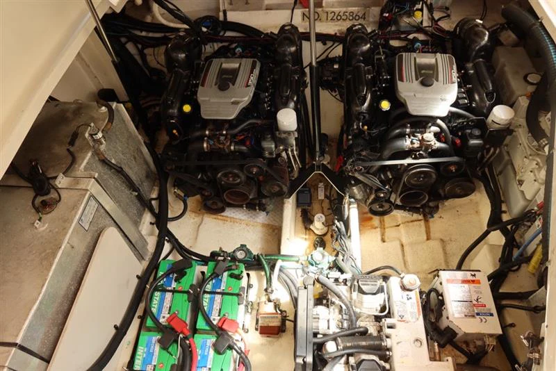 a machine with wires and circuit boards aboard BON VOYAGE Yacht for Sale