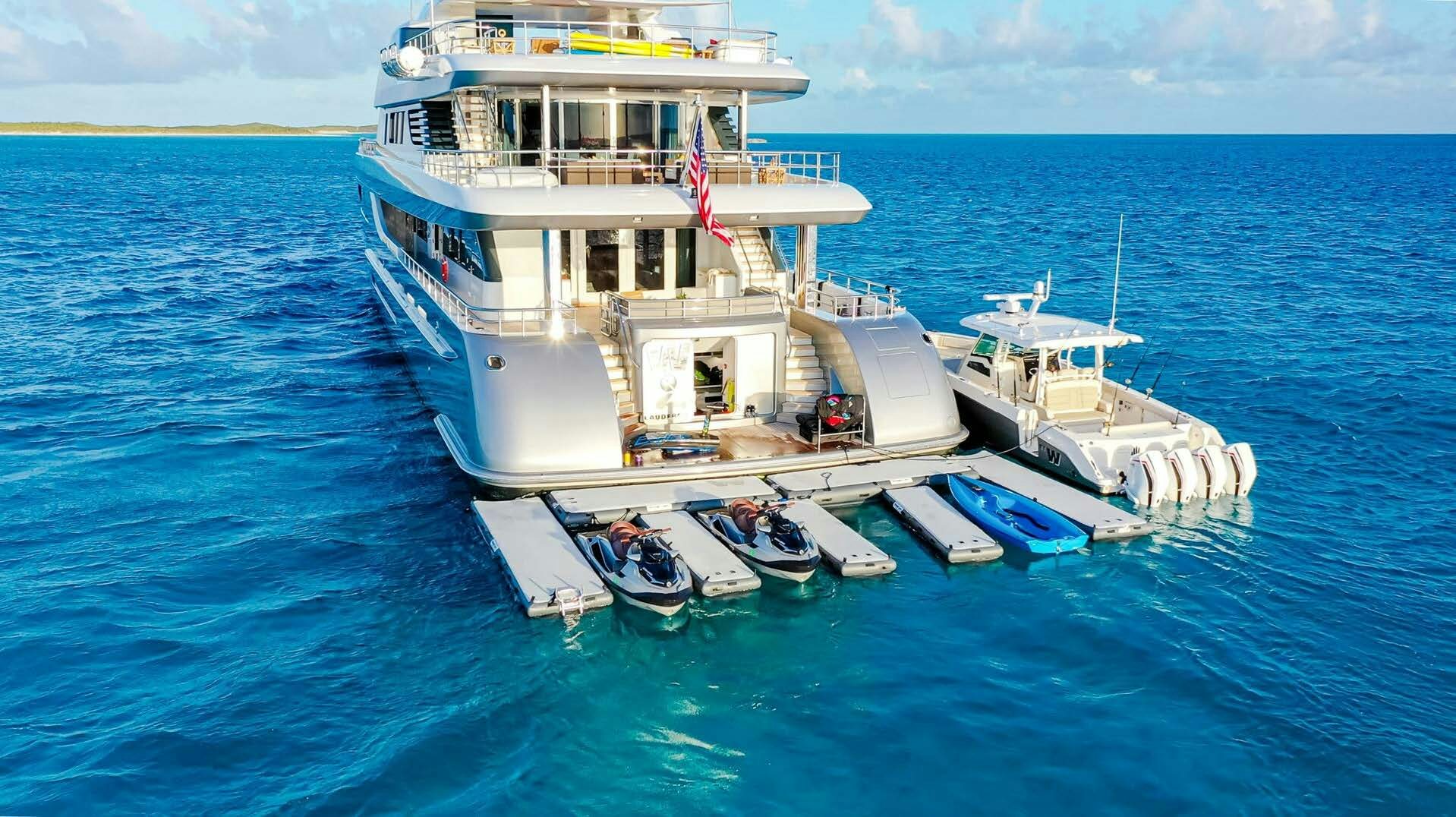 a boat on the water aboard W Yacht for Charter
