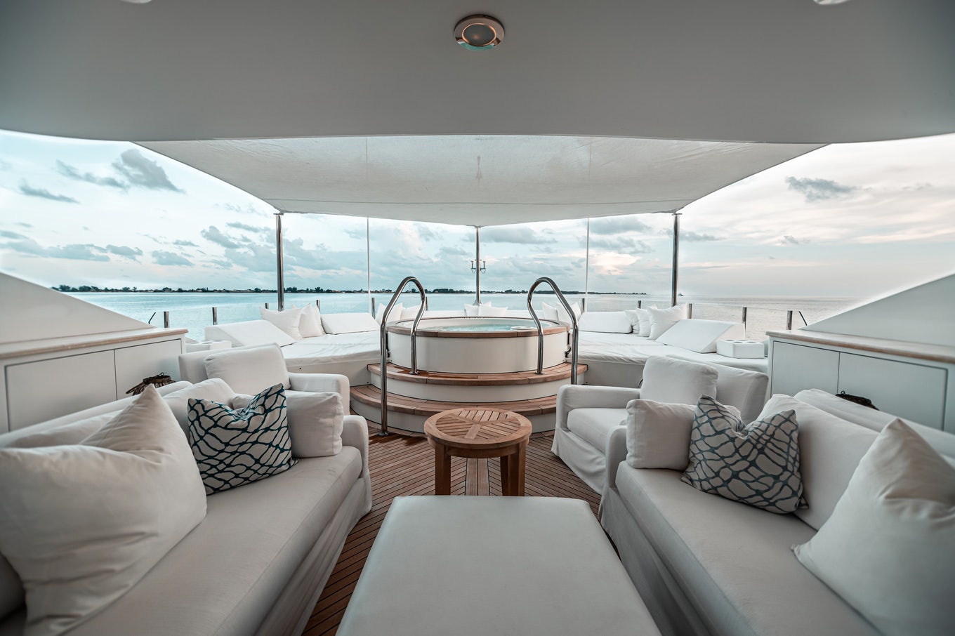 a boat on the water aboard MIRABELLA Yacht for Sale