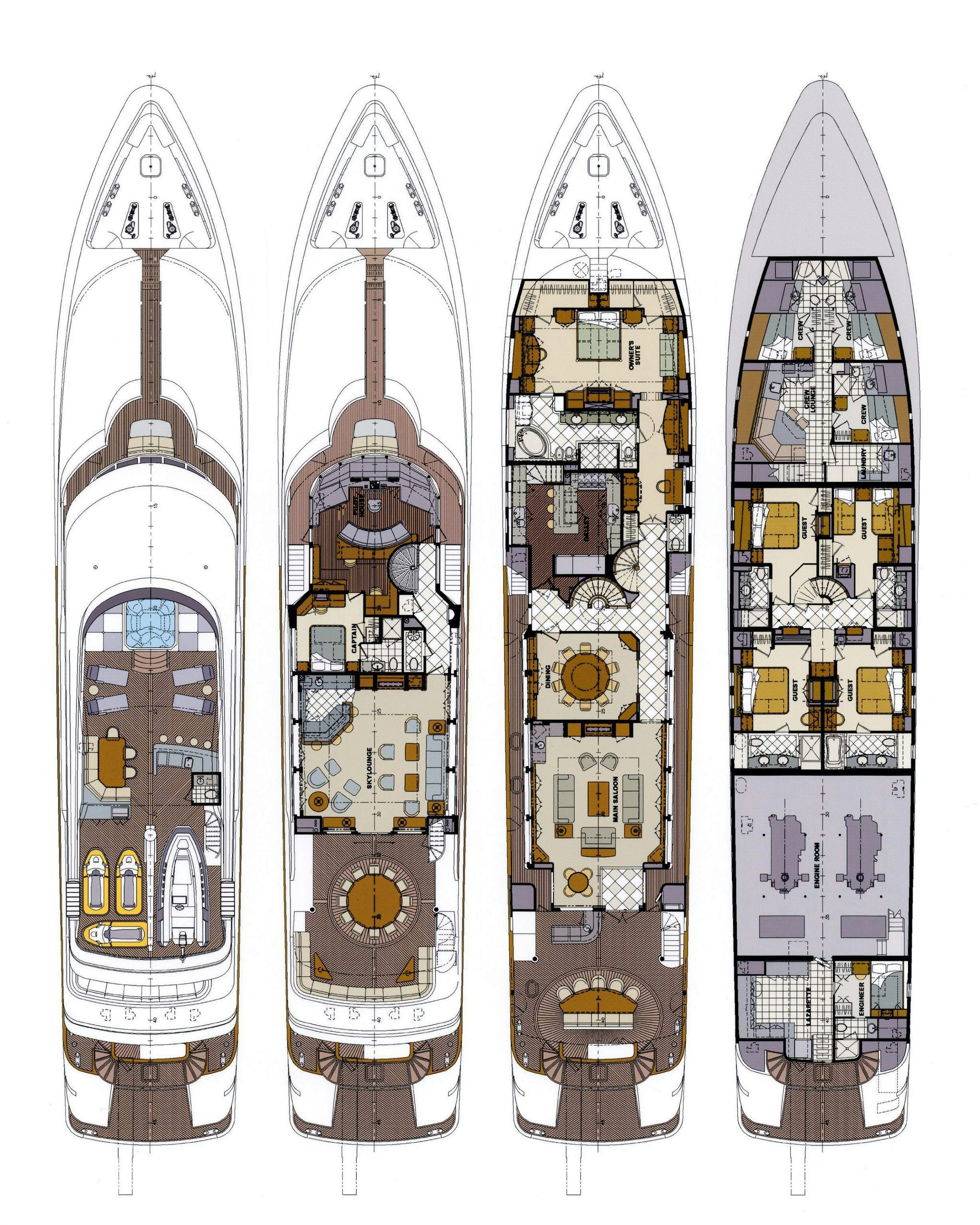 graphical user interface, application aboard MIRABELLA Yacht for Sale