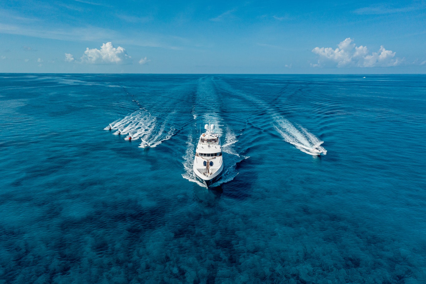 a boat in the water aboard MIRABELLA Yacht for Sale