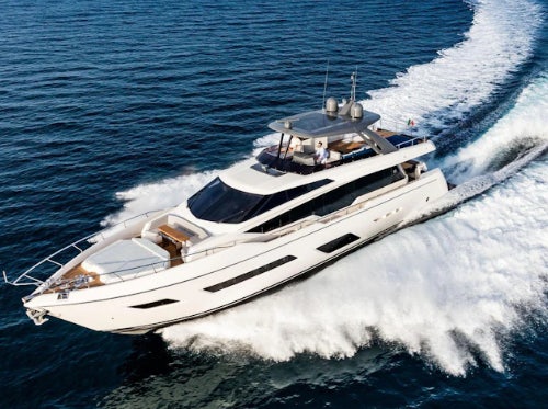 a boat on the water aboard PICCOLINO Yacht for Sale