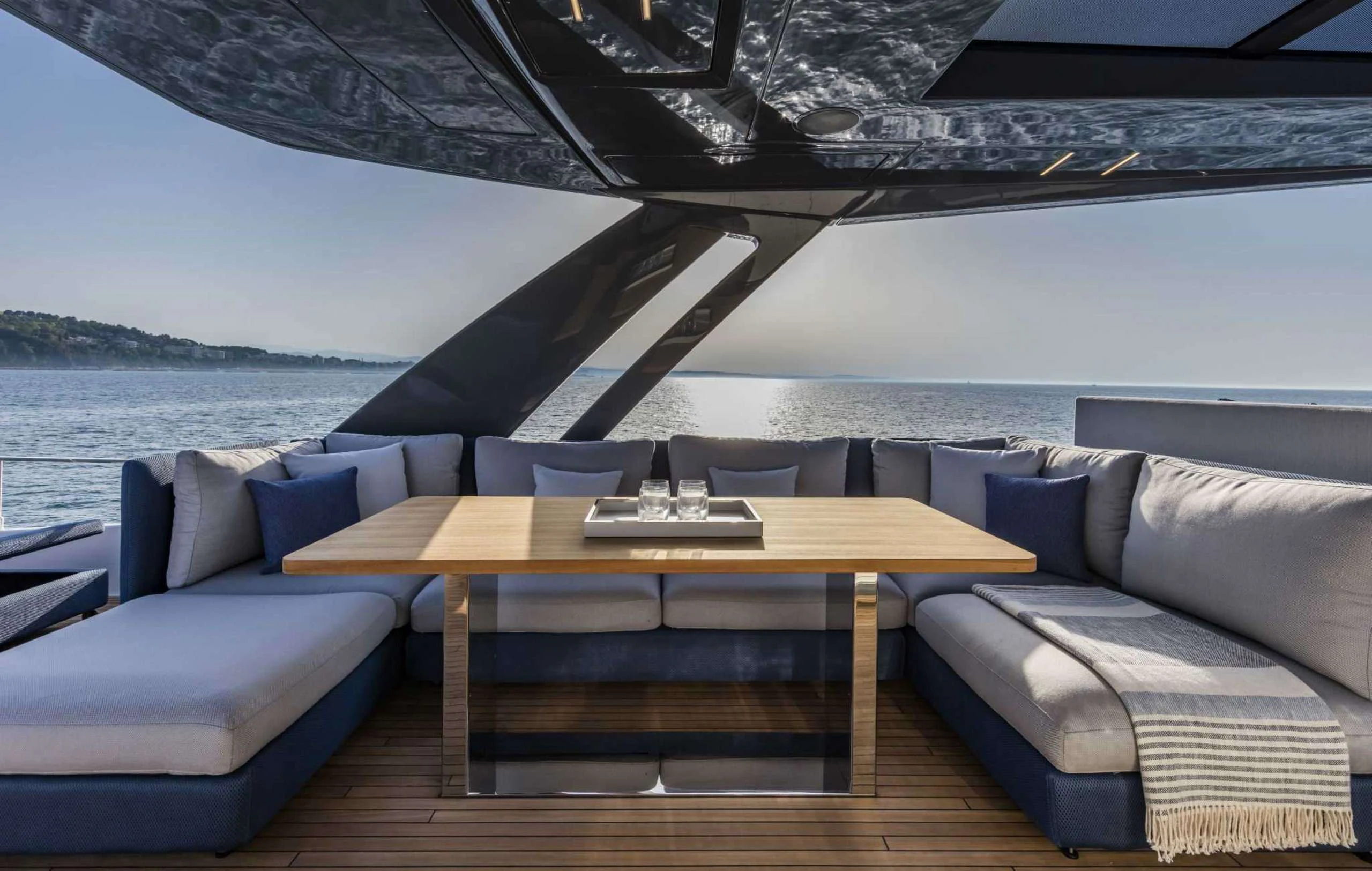 a boat on the water aboard PICCOLINO Yacht for Sale