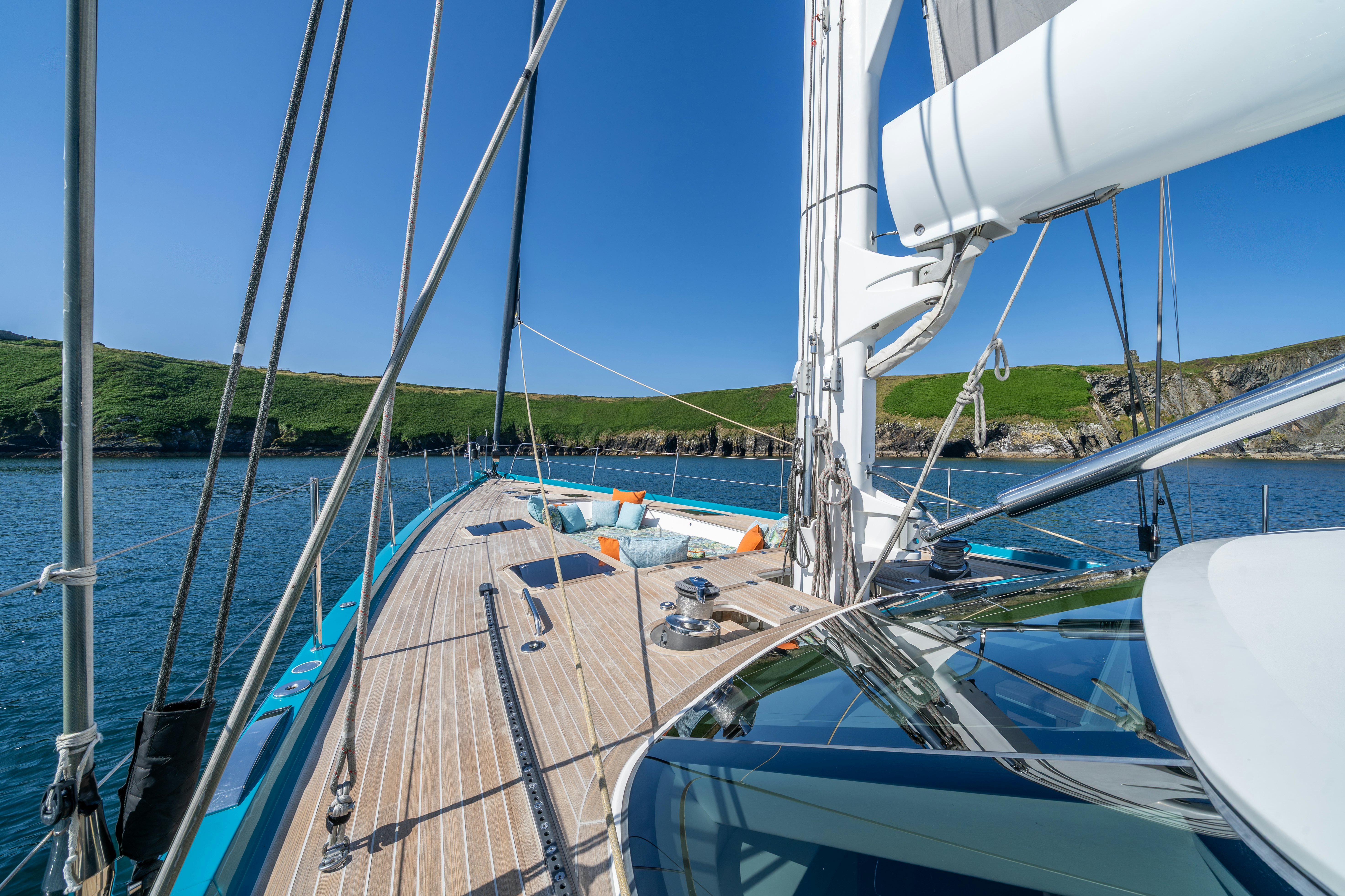 a boat on the water aboard KARIBU Yacht for Sale