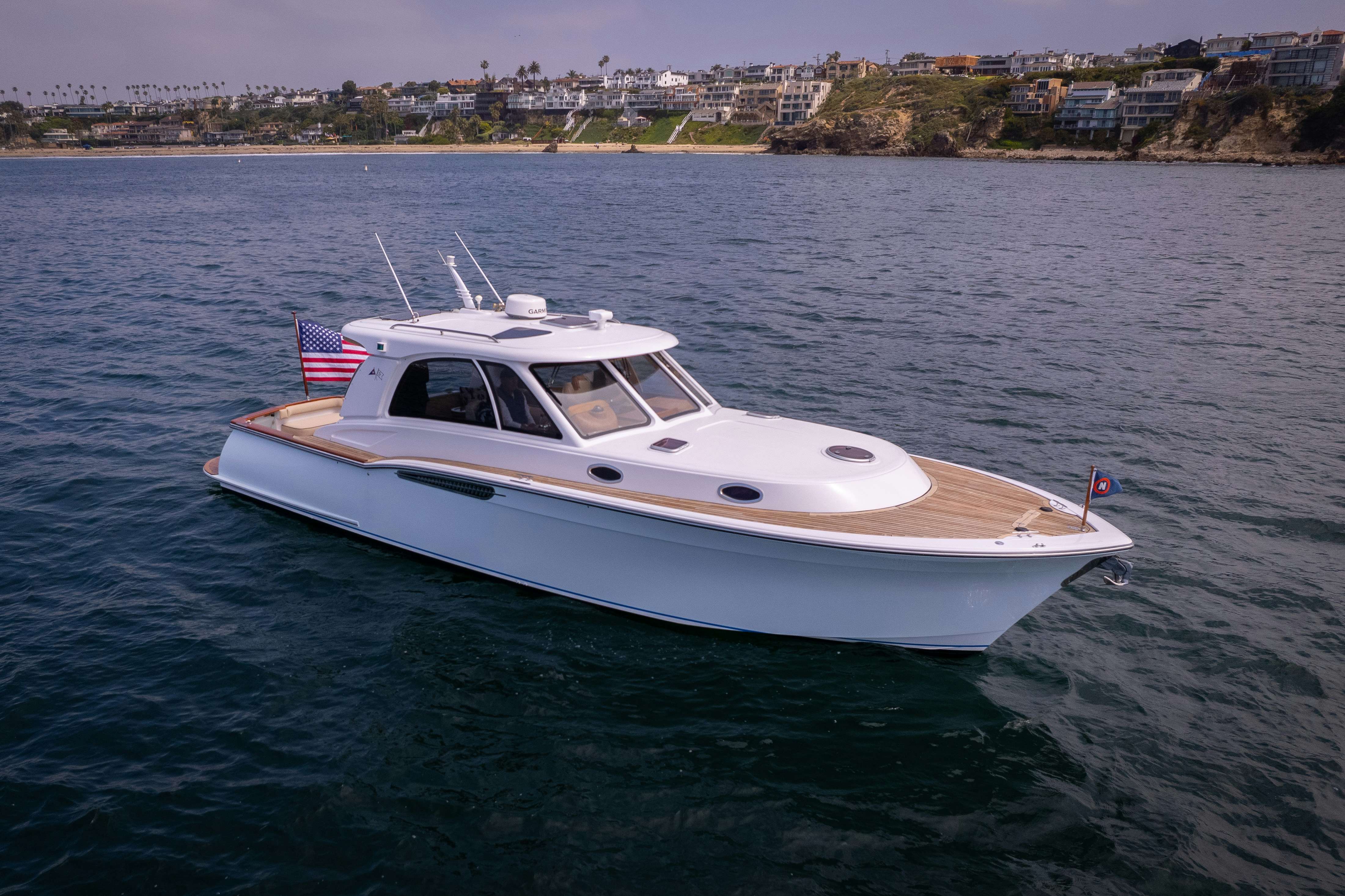 a boat on the water aboard TRANQUILITY Yacht for Sale