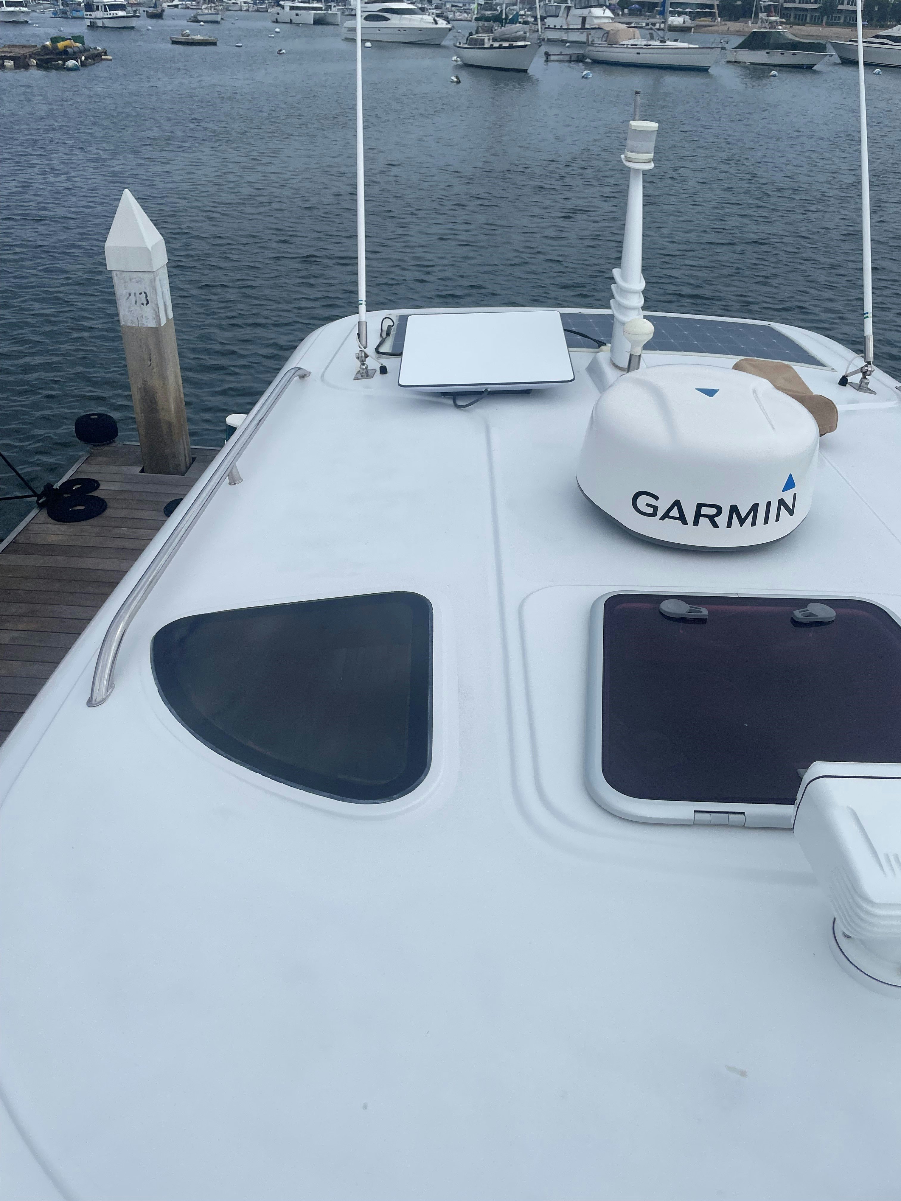 a boat in the water aboard TRANQUILITY Yacht for Sale