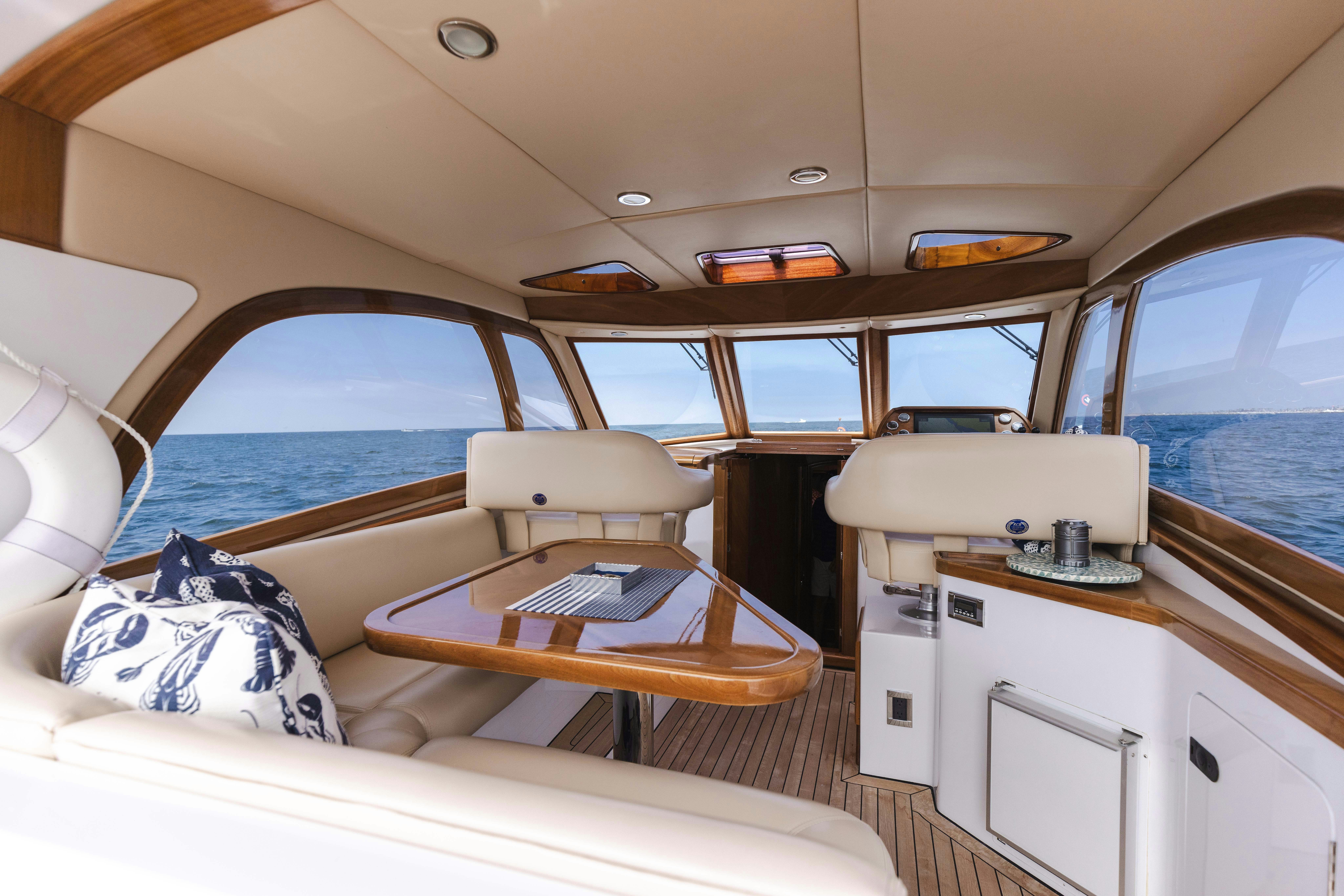 inside of a boat aboard TRANQUILITY Yacht for Sale