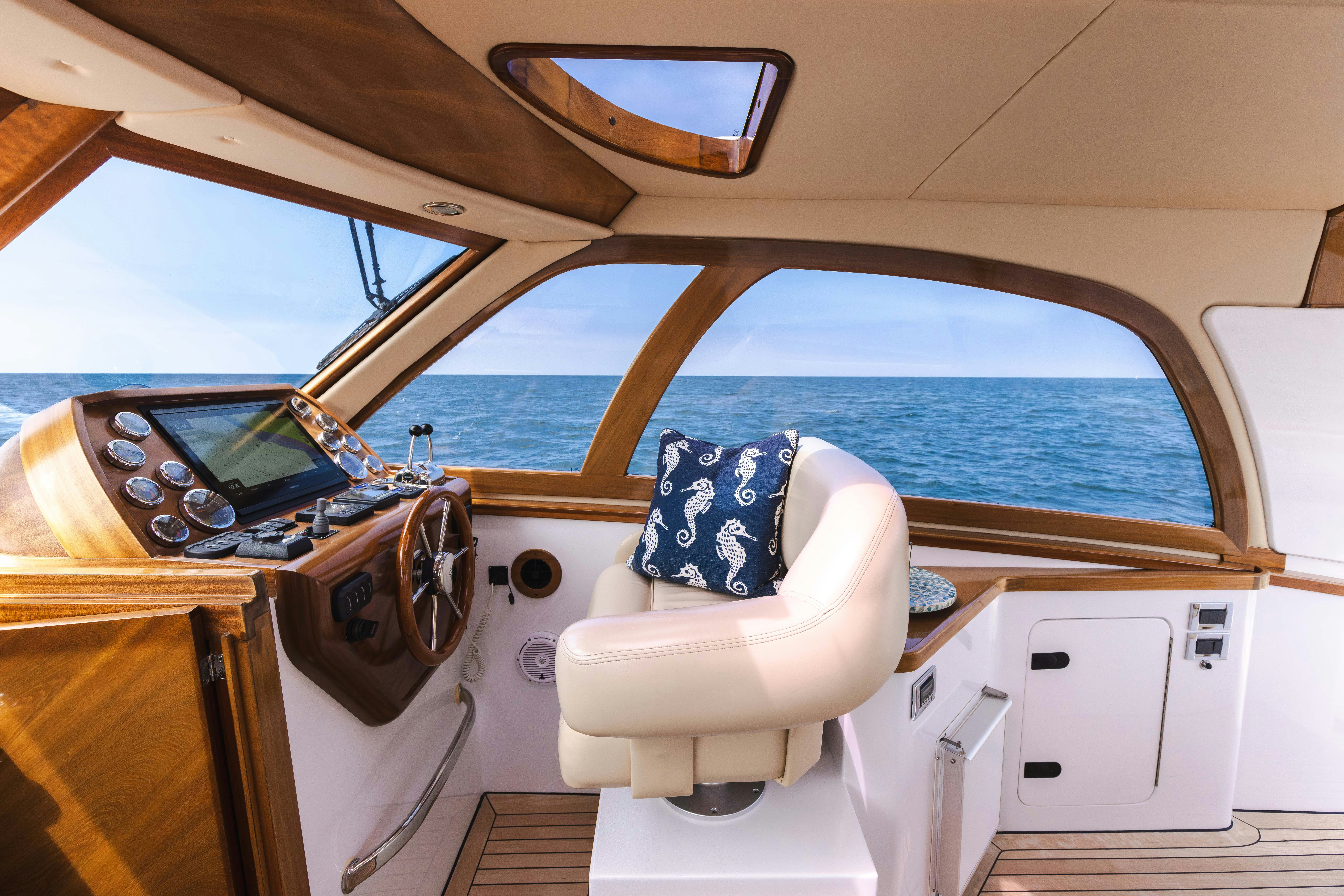 inside of a boat aboard TRANQUILITY Yacht for Sale