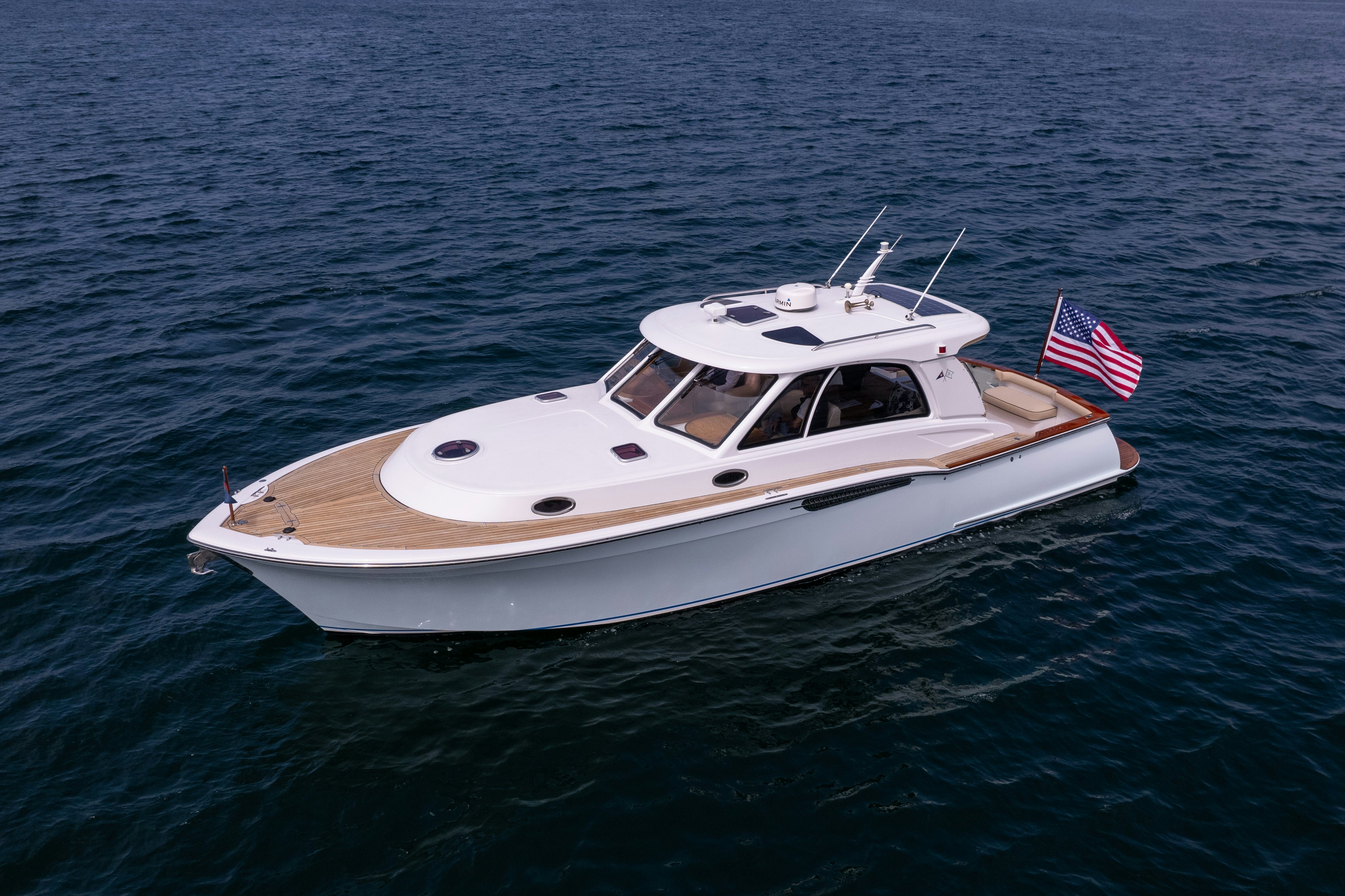 a boat on the water aboard TRANQUILITY Yacht for Sale