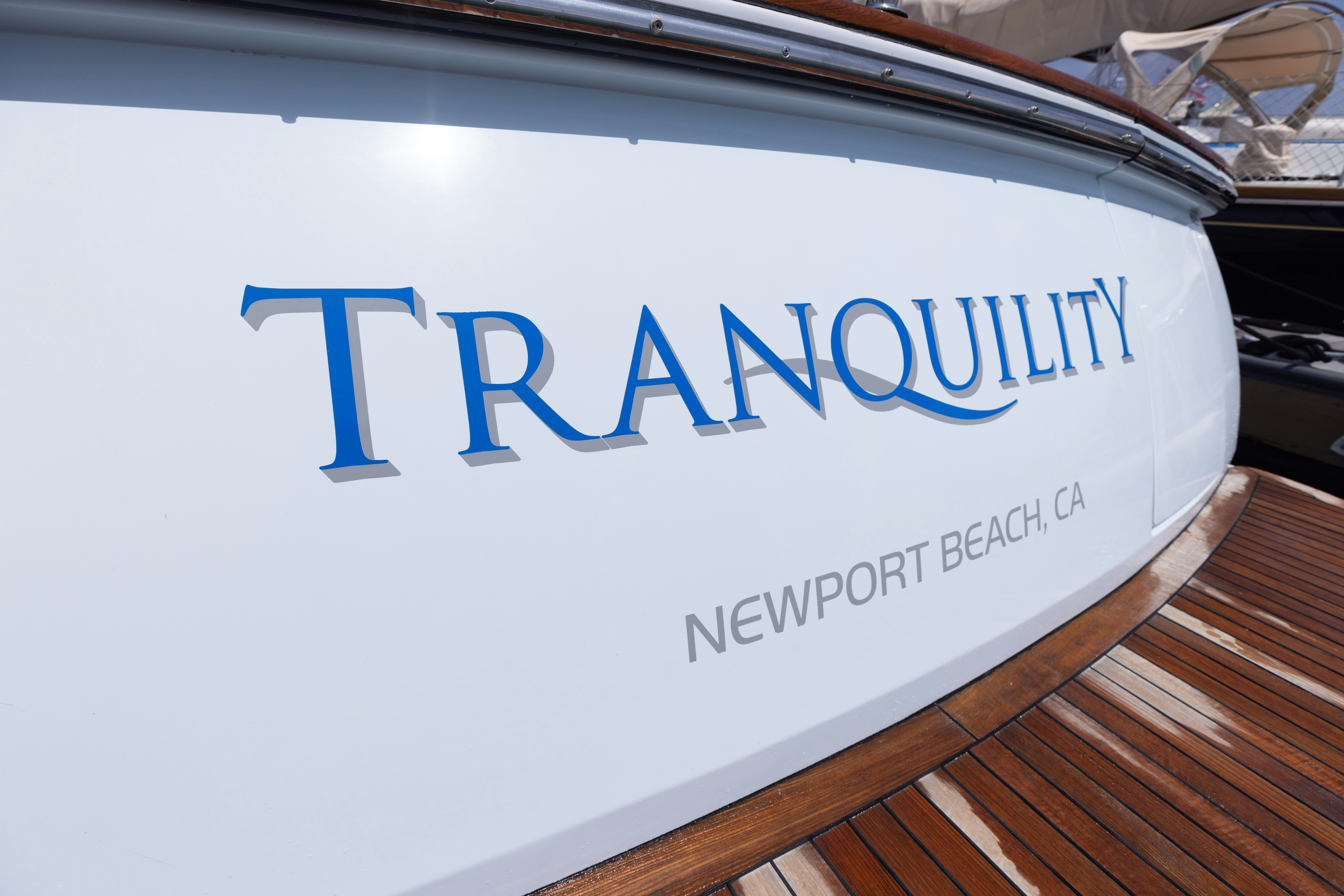 text, whiteboard aboard TRANQUILITY Yacht for Sale
