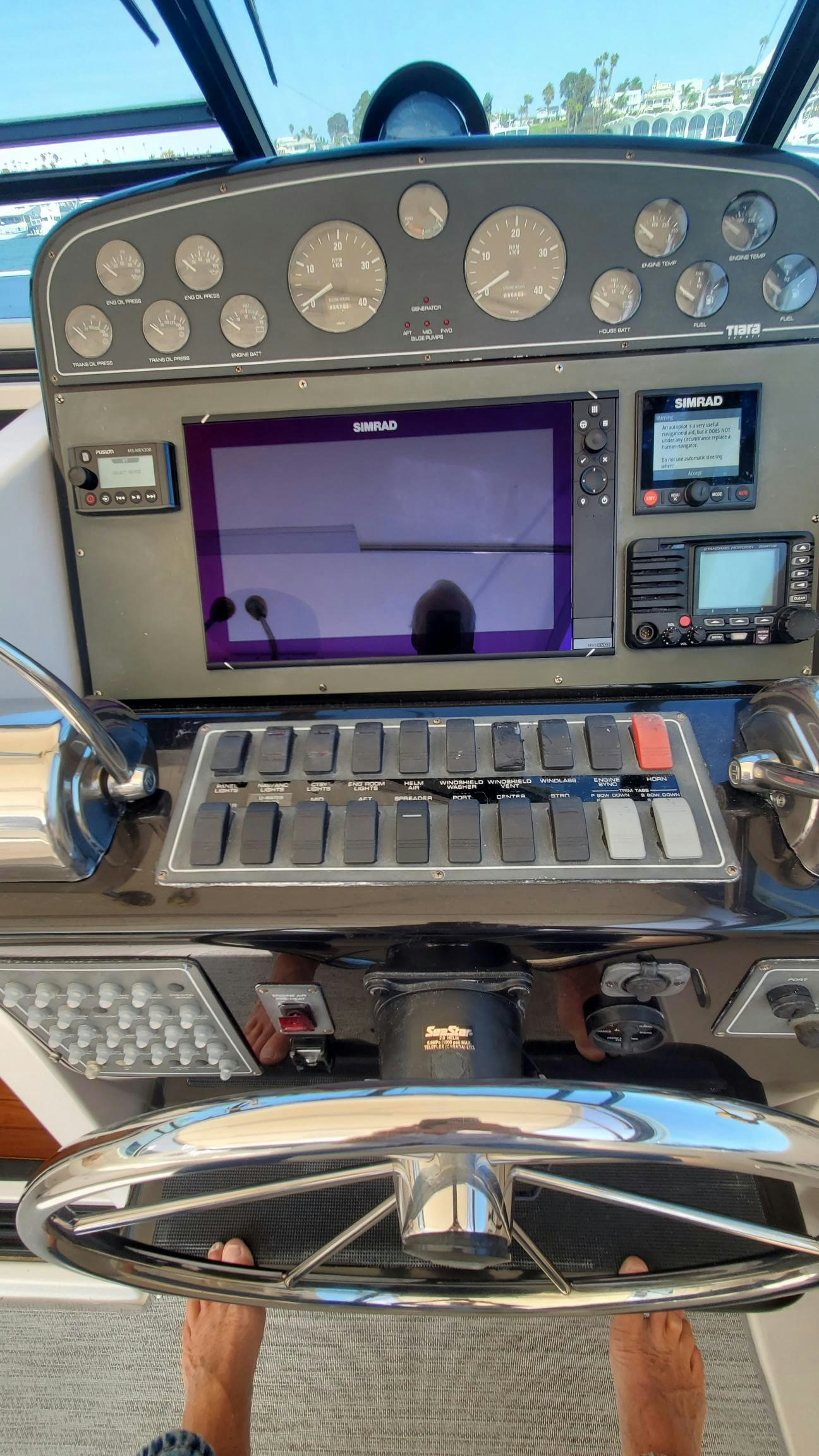 a group of computer components aboard NIMMO Yacht for Sale
