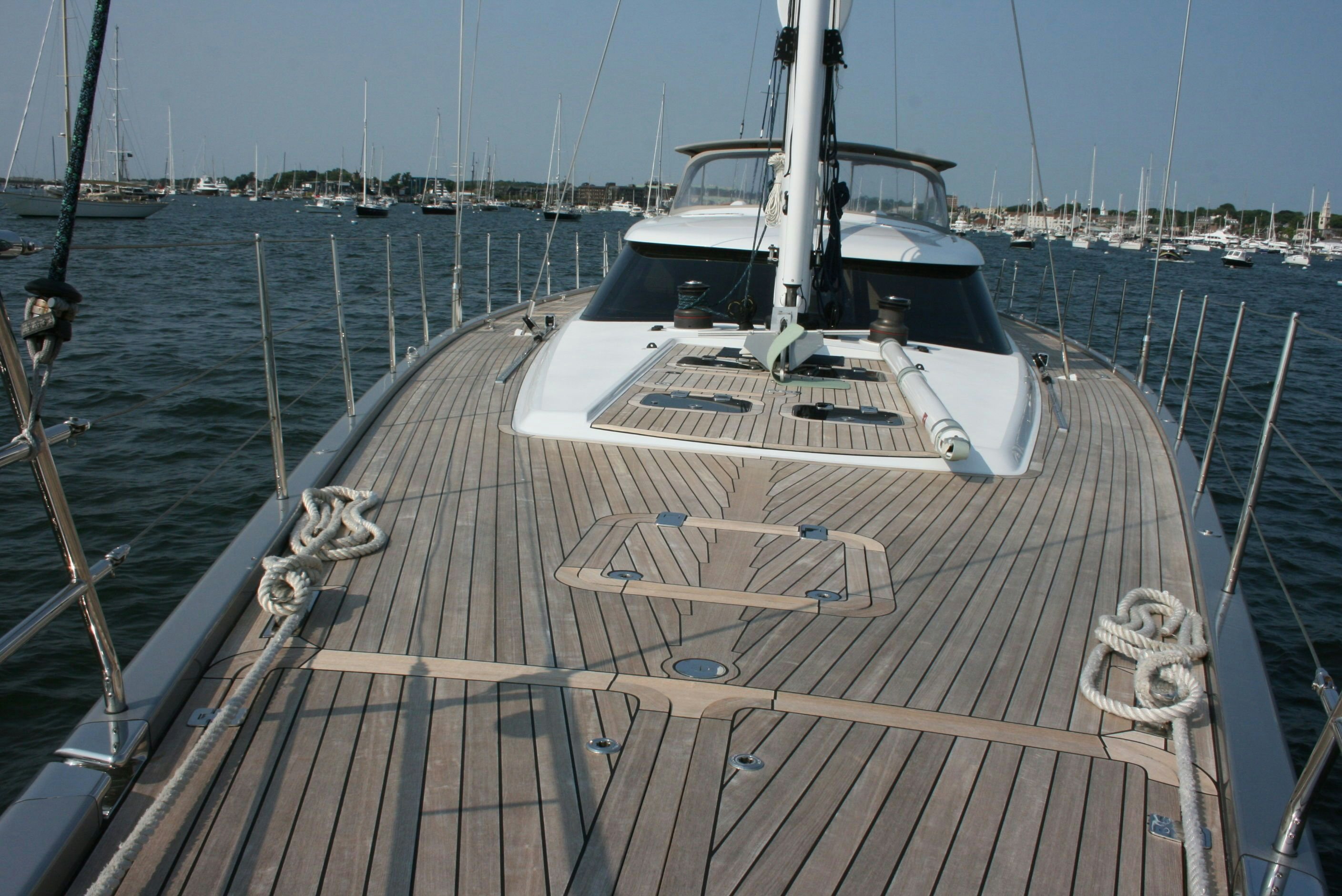 a boat on the water aboard ASSAI Yacht for Sale