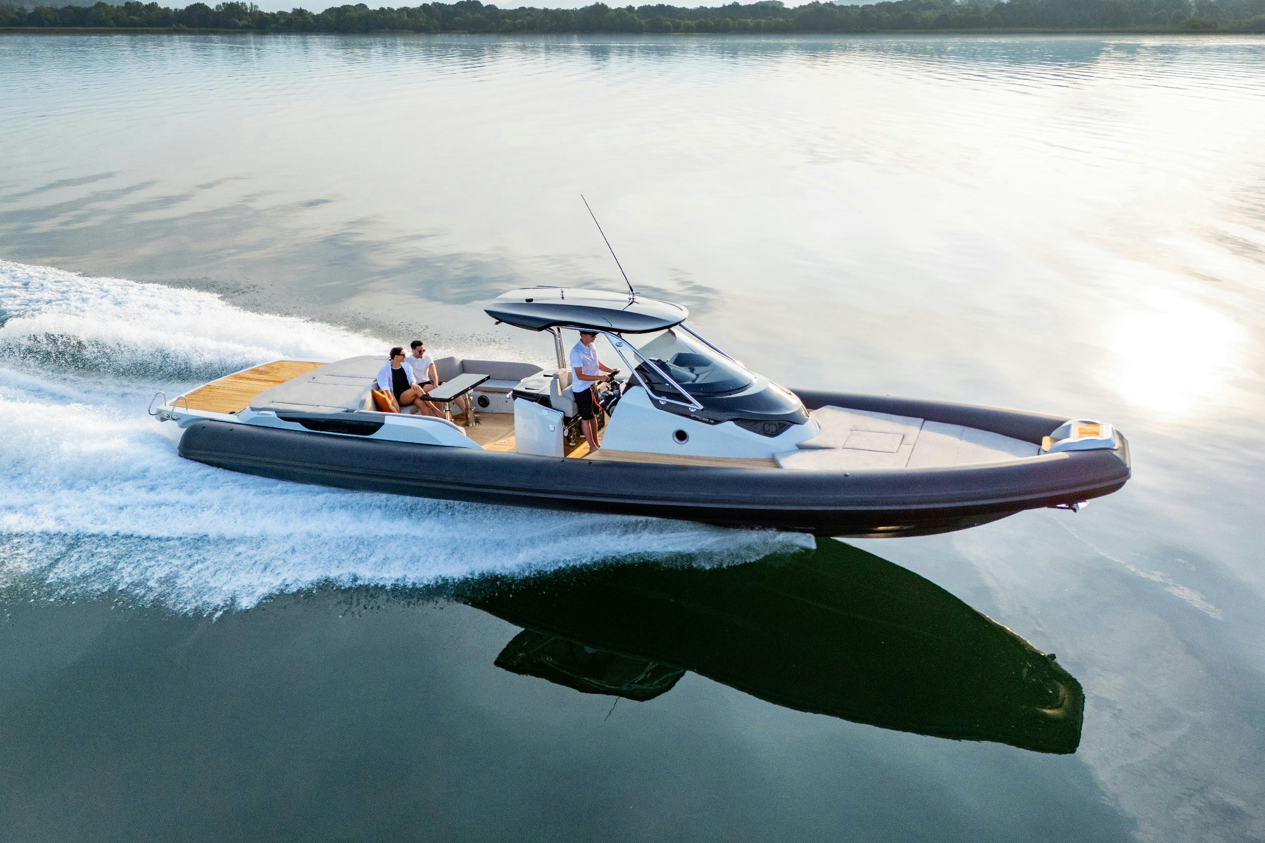 a boat on the water aboard SARASTAR Yacht for Charter
