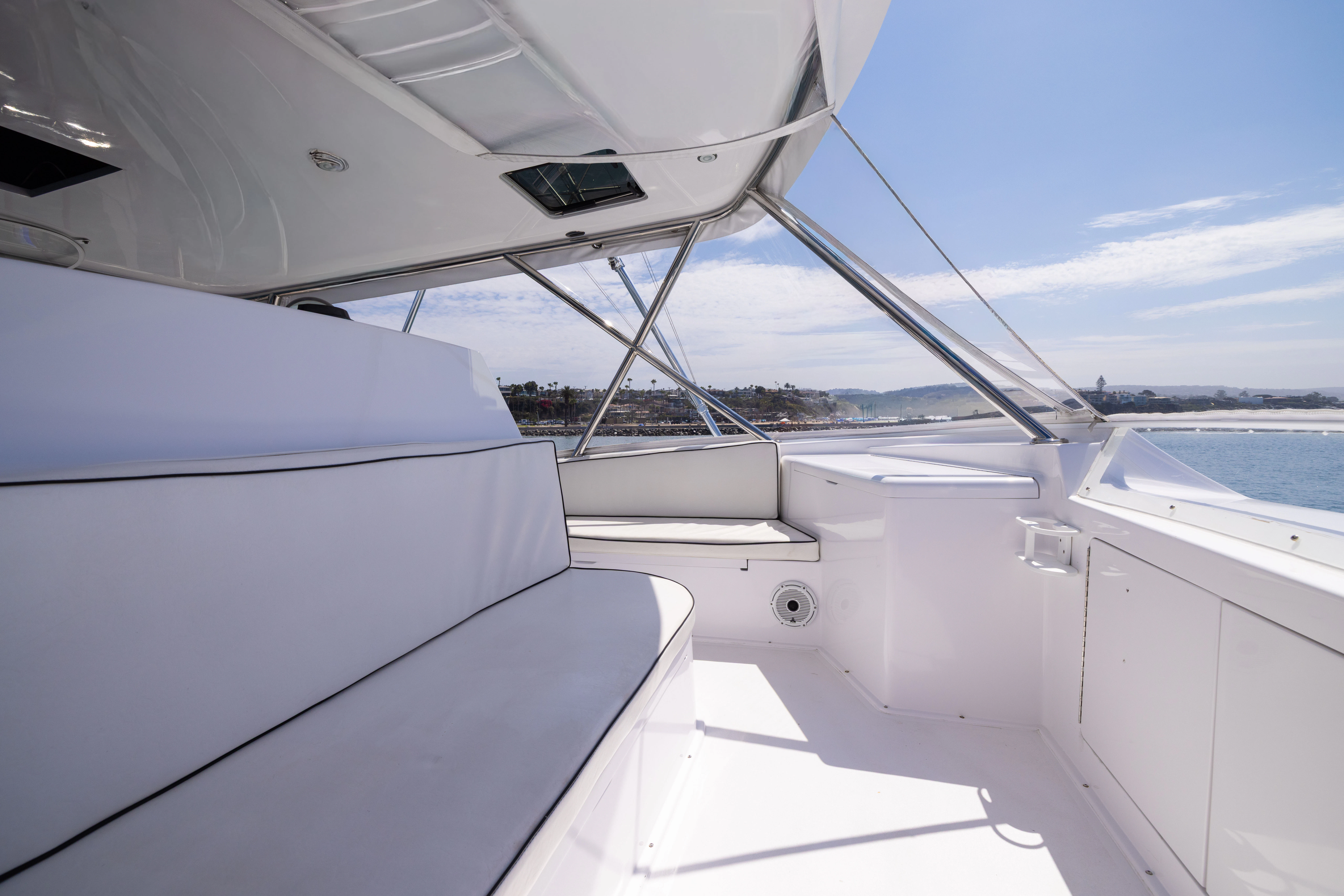 the inside of a boat aboard ANEJO Yacht for Sale