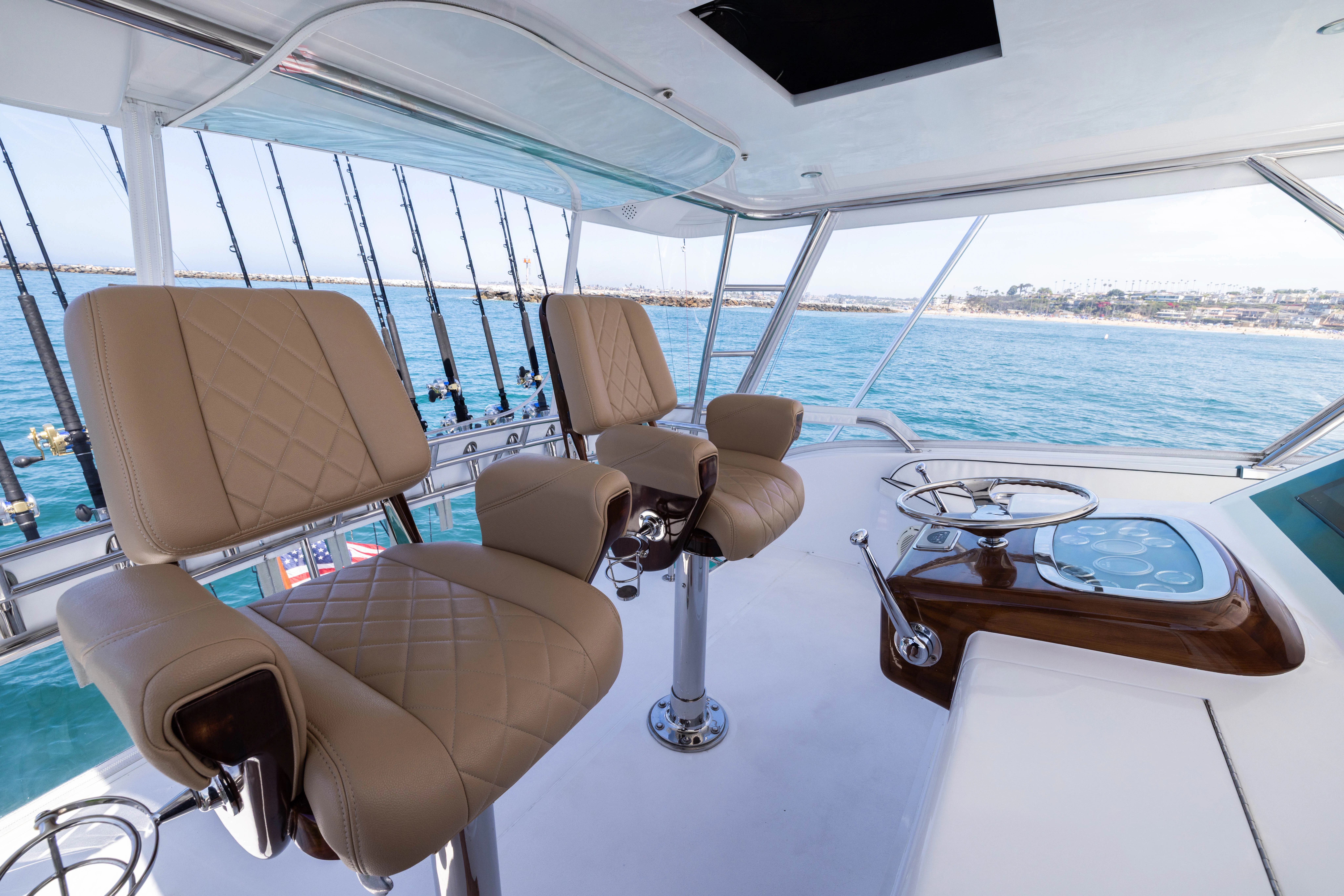 inside of a boat aboard ANEJO Yacht for Sale