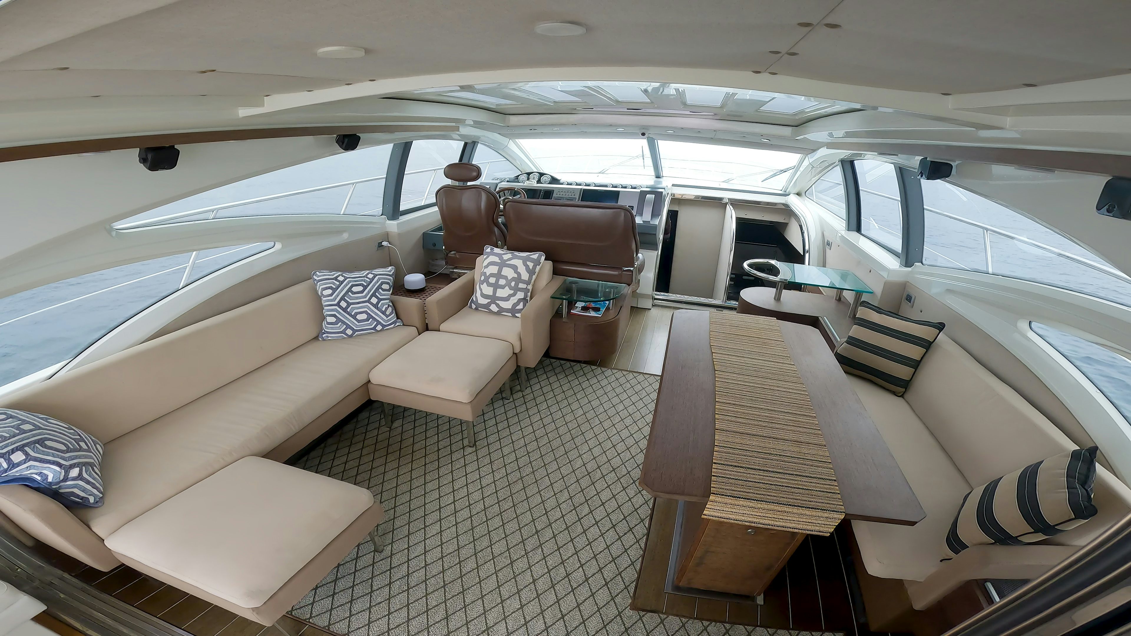 inside of a car aboard BOAT Yacht for Sale