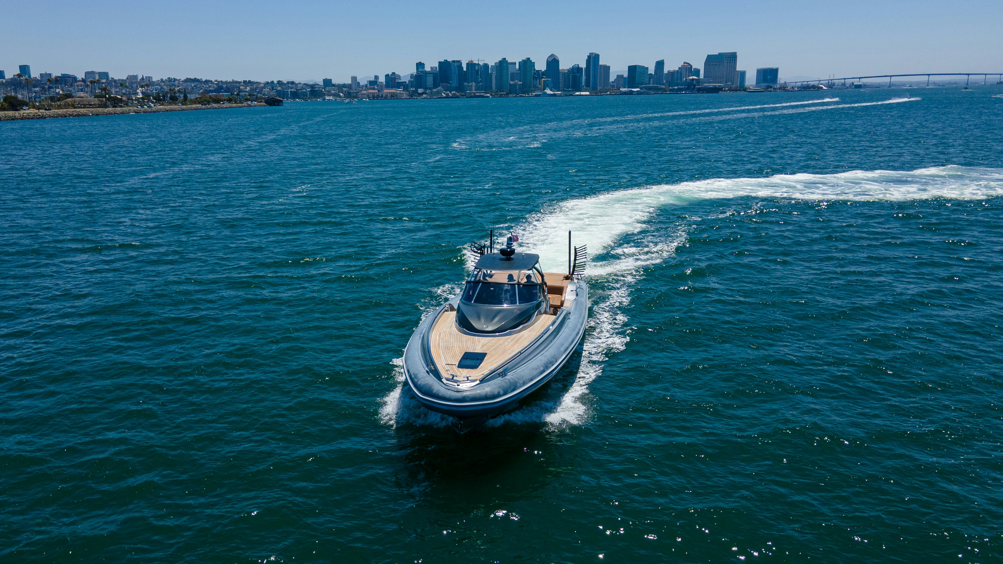 a boat on the water aboard QUIKWOOD Yacht for Sale