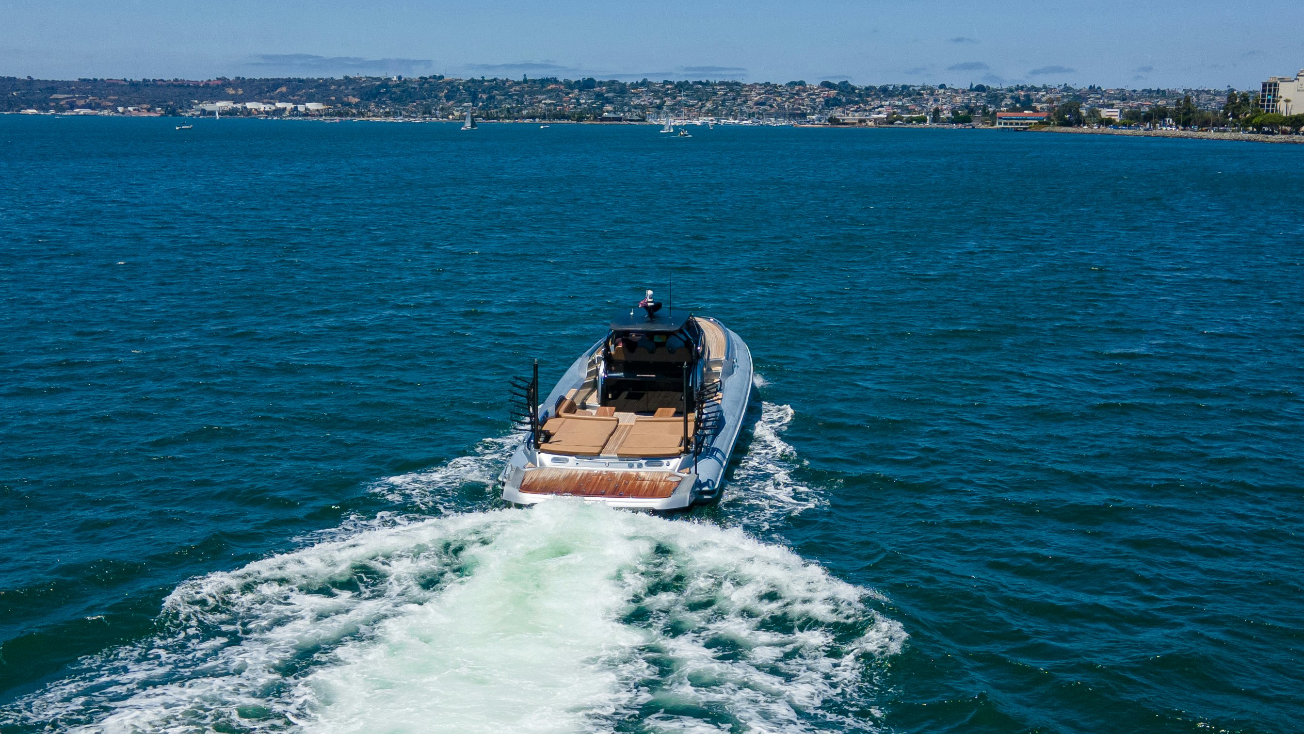 a boat on the water aboard QUIKWOOD Yacht for Sale