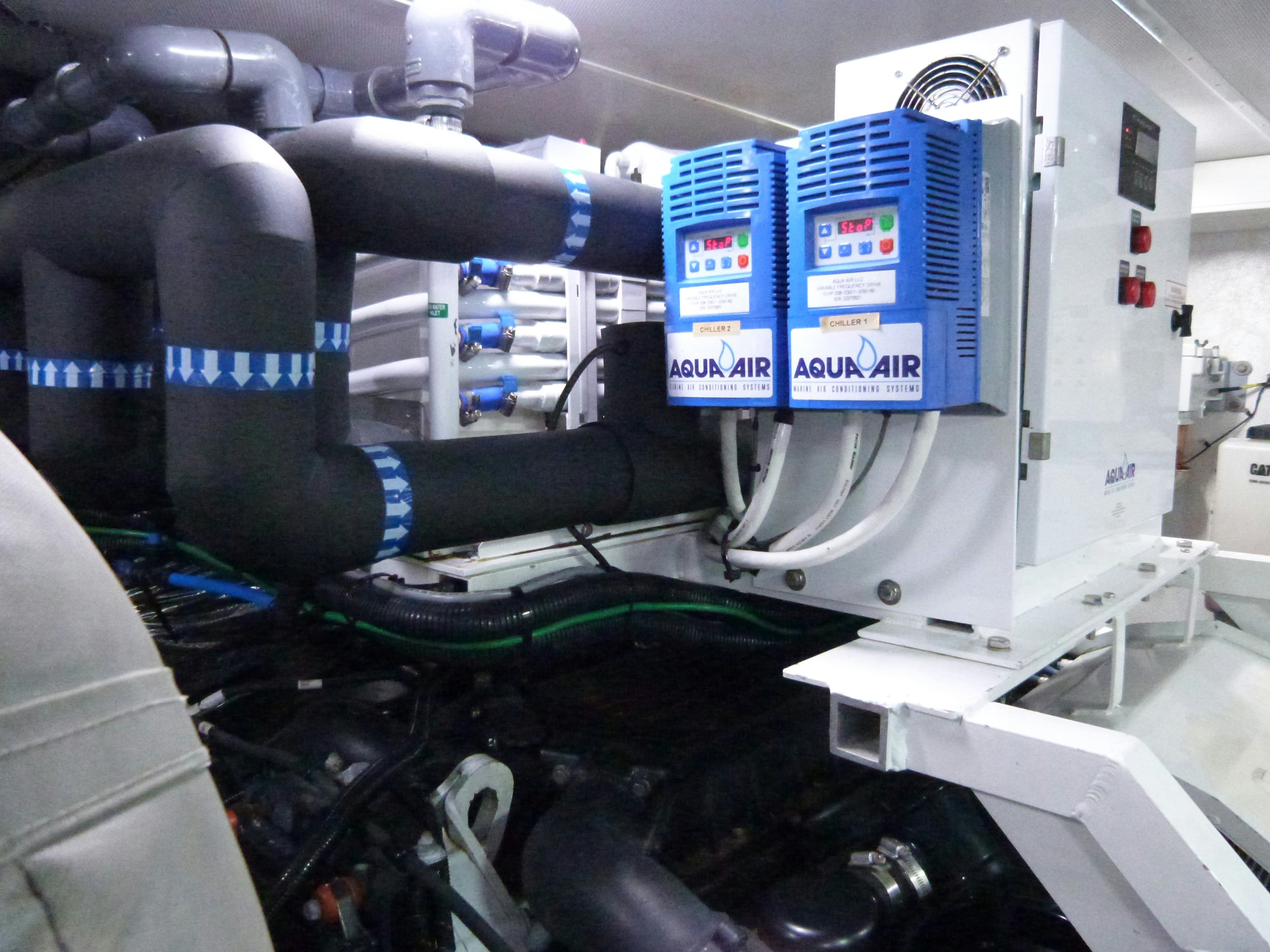 close-up of a machine aboard LADY A Yacht for Sale