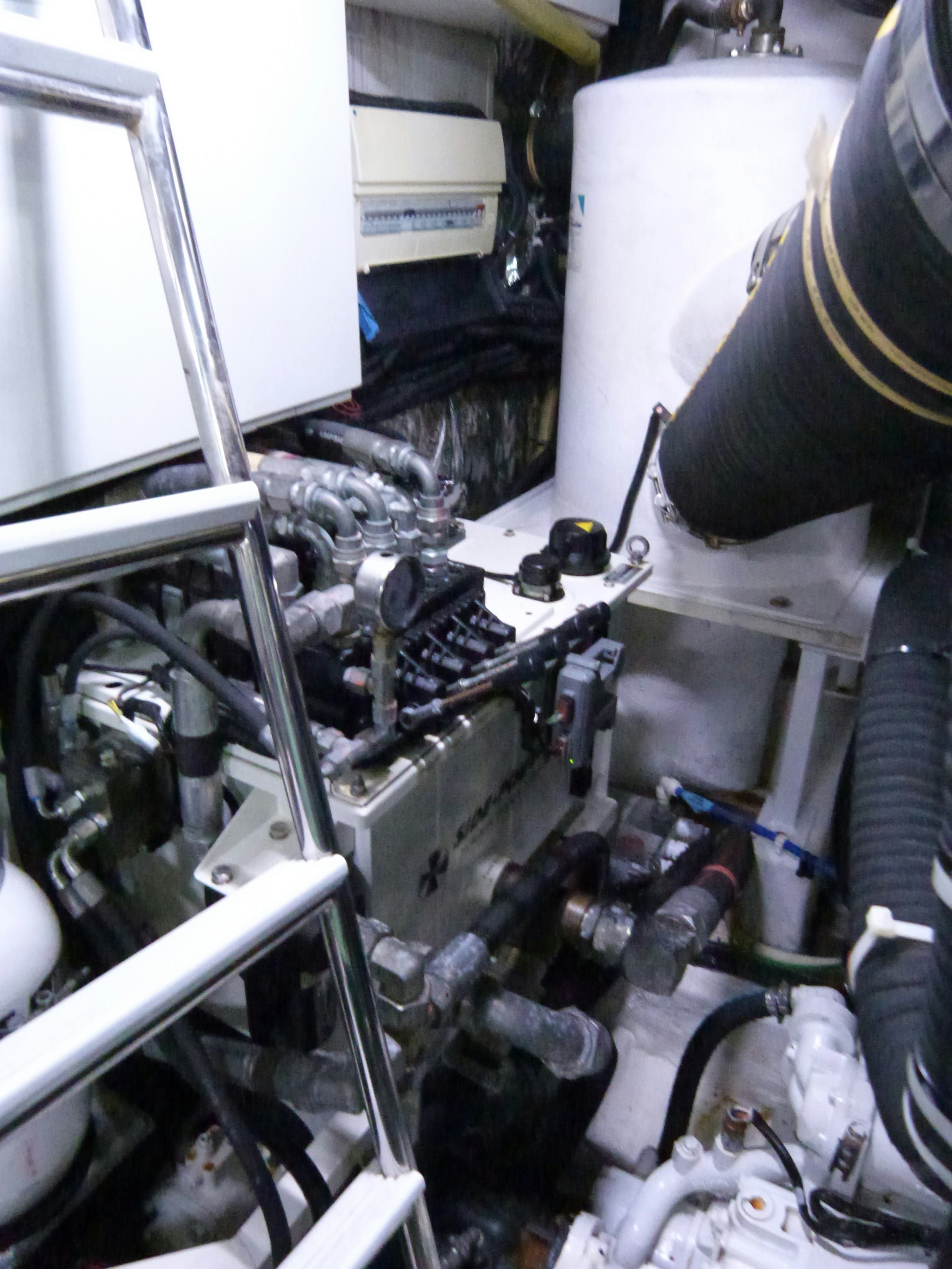 the inside of a car aboard LADY A Yacht for Sale