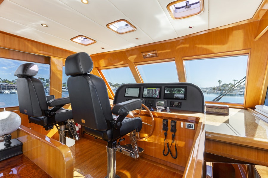 inside of a bus aboard PORK CHOP Yacht for Sale