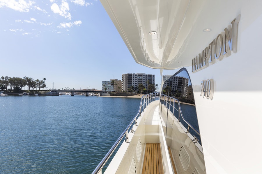 a boat on the water aboard PORK CHOP Yacht for Sale