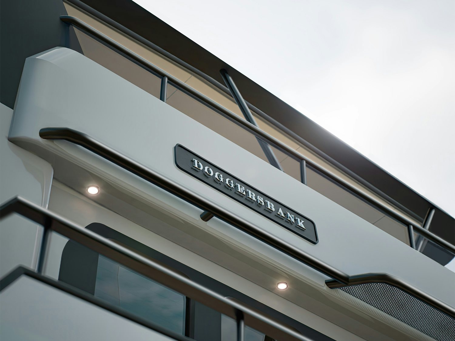 a close-up of a car aboard DOGGERSBANK 90 OFFSHORE Yacht for Sale