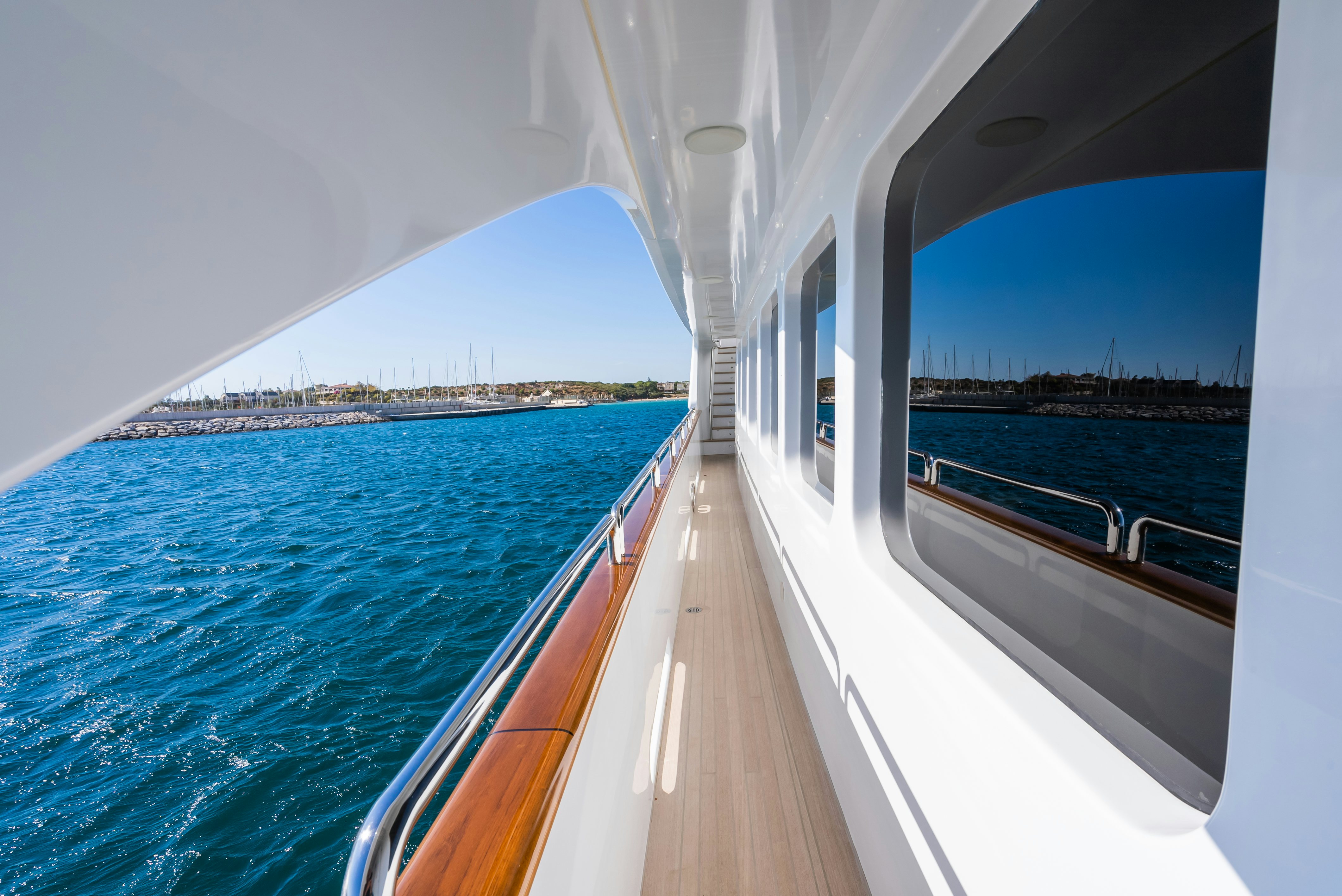 a boat on the water aboard STELLA FIERA Yacht for Sale