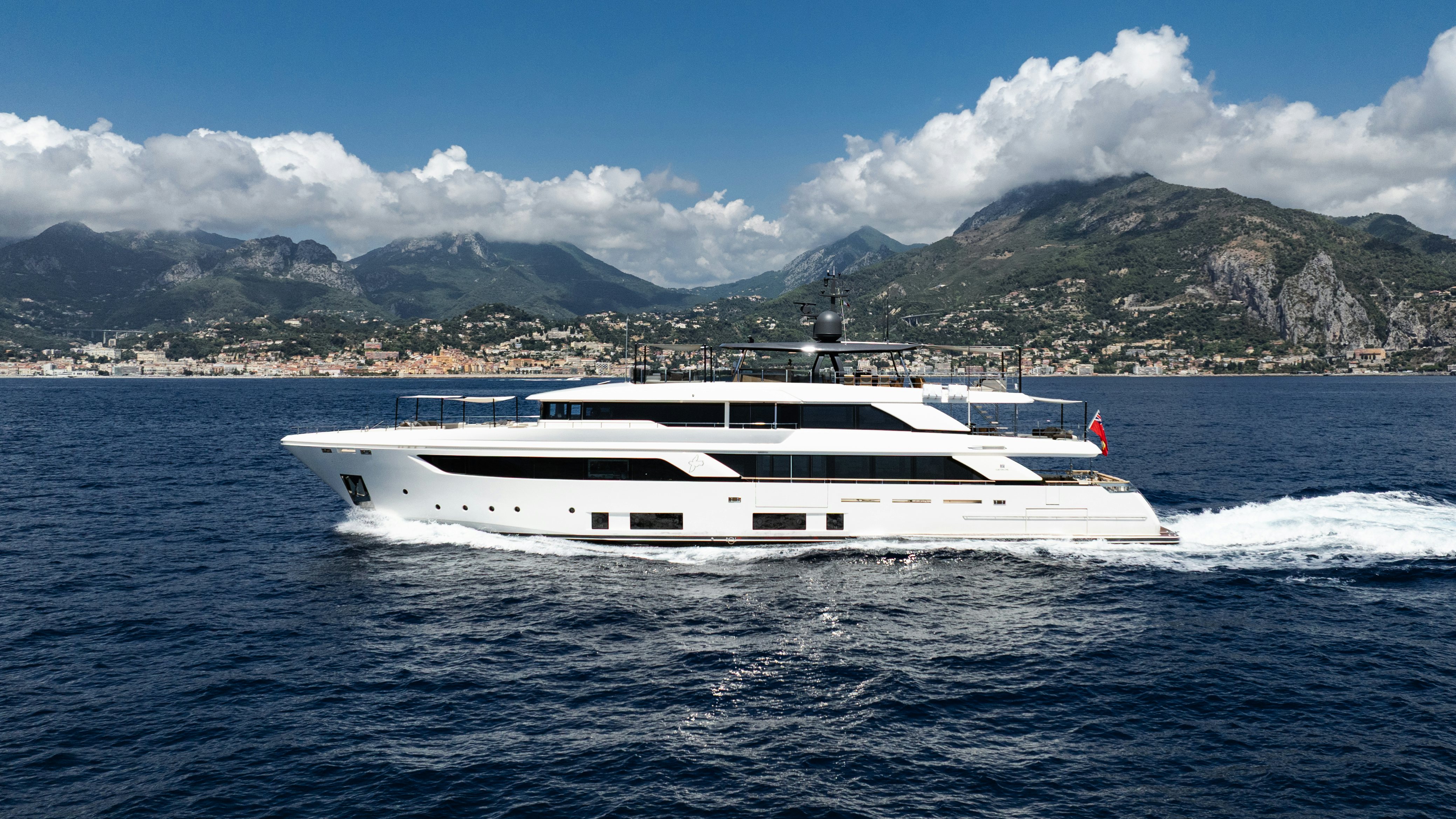 a boat on the water aboard PALOMA Yacht for Charter