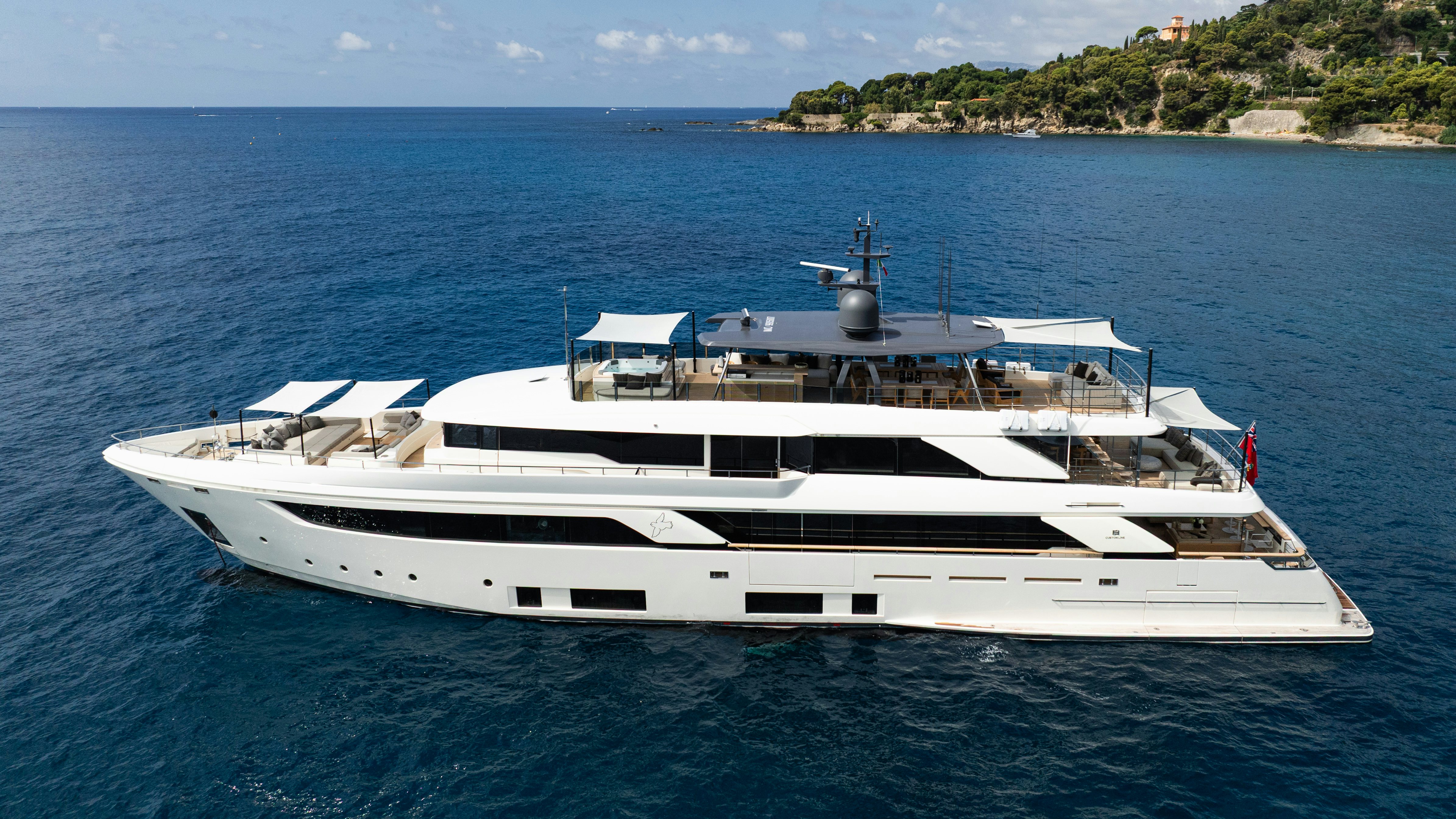 a boat in the water aboard PALOMA Yacht for Charter