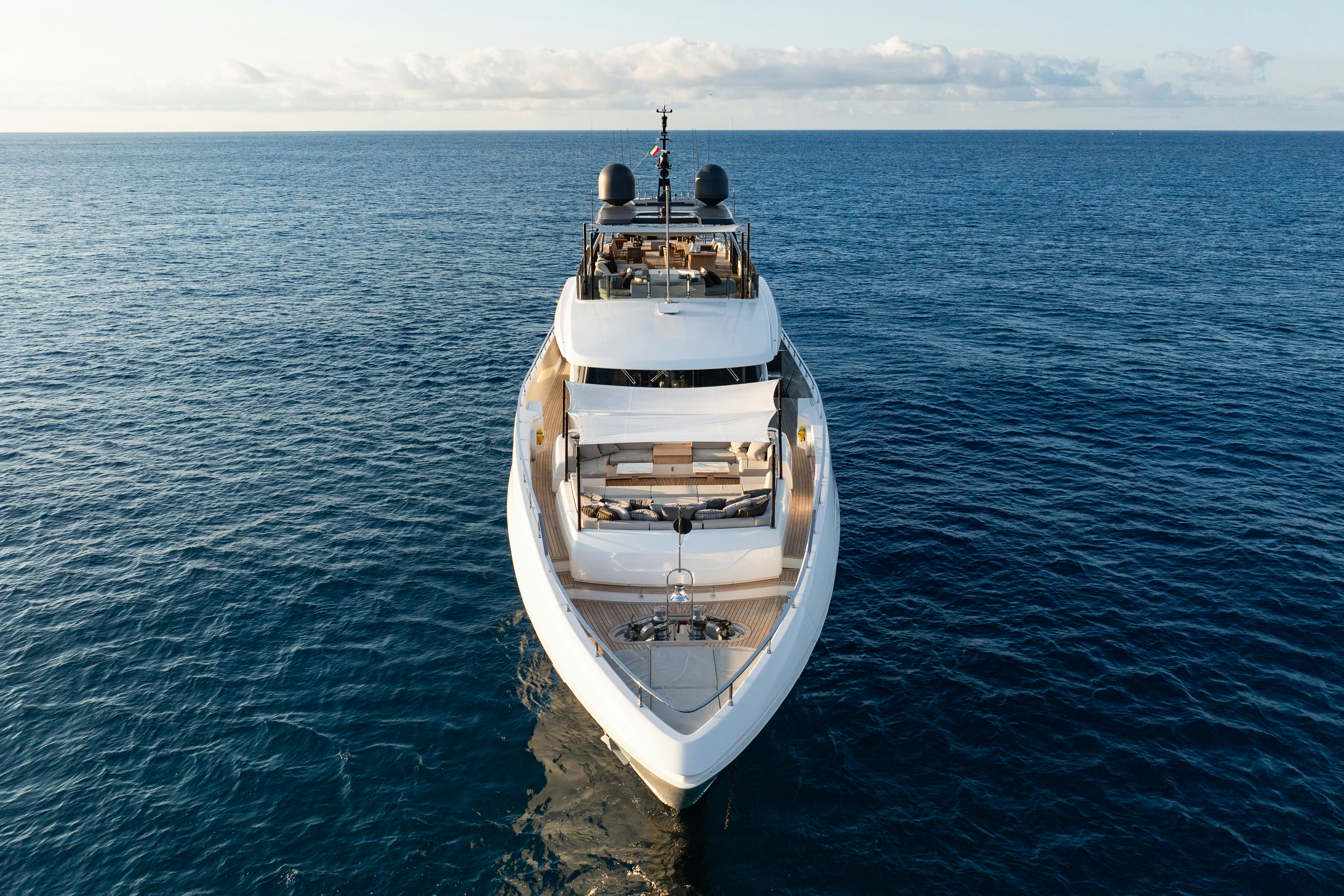 a boat in the water aboard PALOMA Yacht for Charter