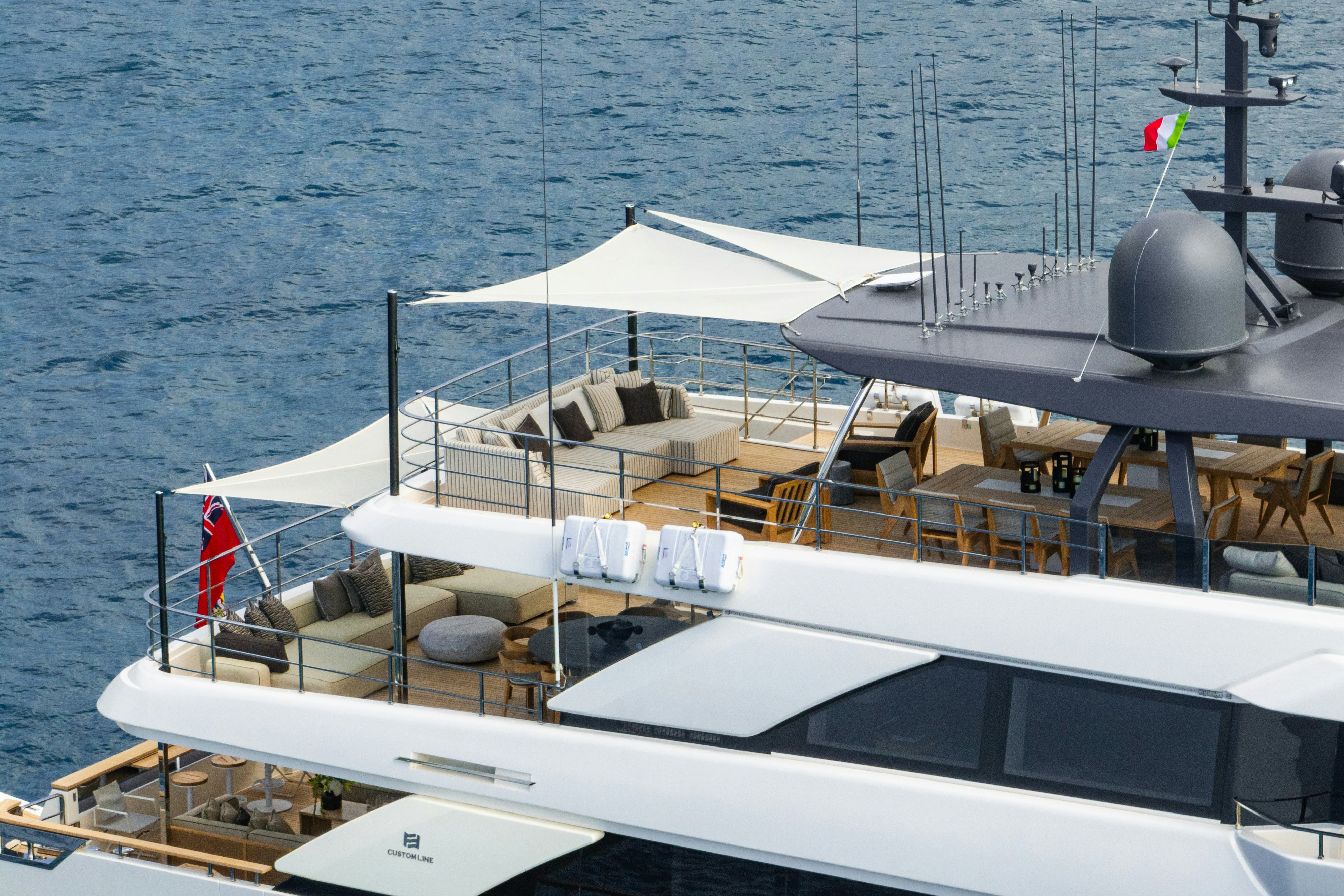 a boat on the water aboard PALOMA Yacht for Charter