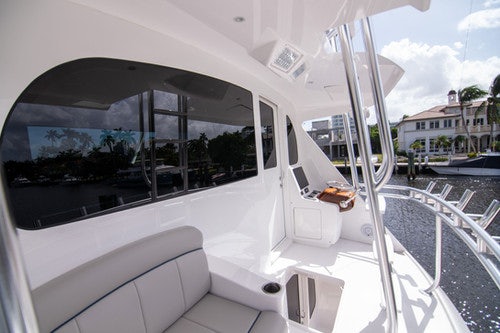 a boat on the water aboard CABALLO GRANDE Yacht for Sale