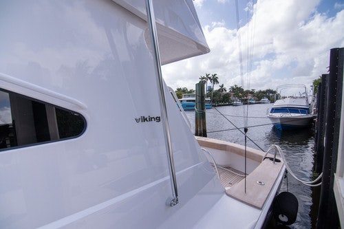 a boat on the water aboard CABALLO GRANDE Yacht for Sale